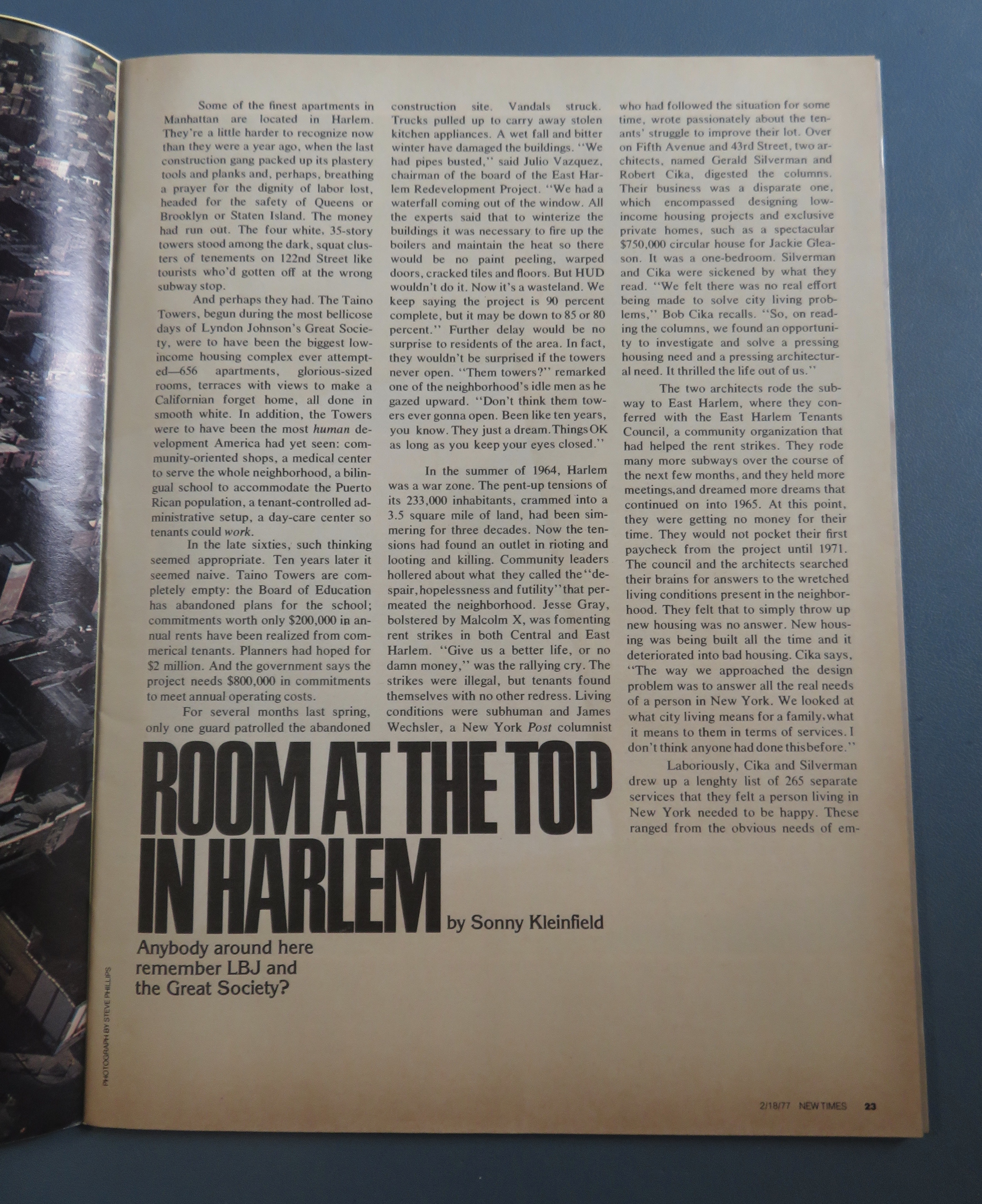 New Times Magazine February 18, 1977 Steely Dan