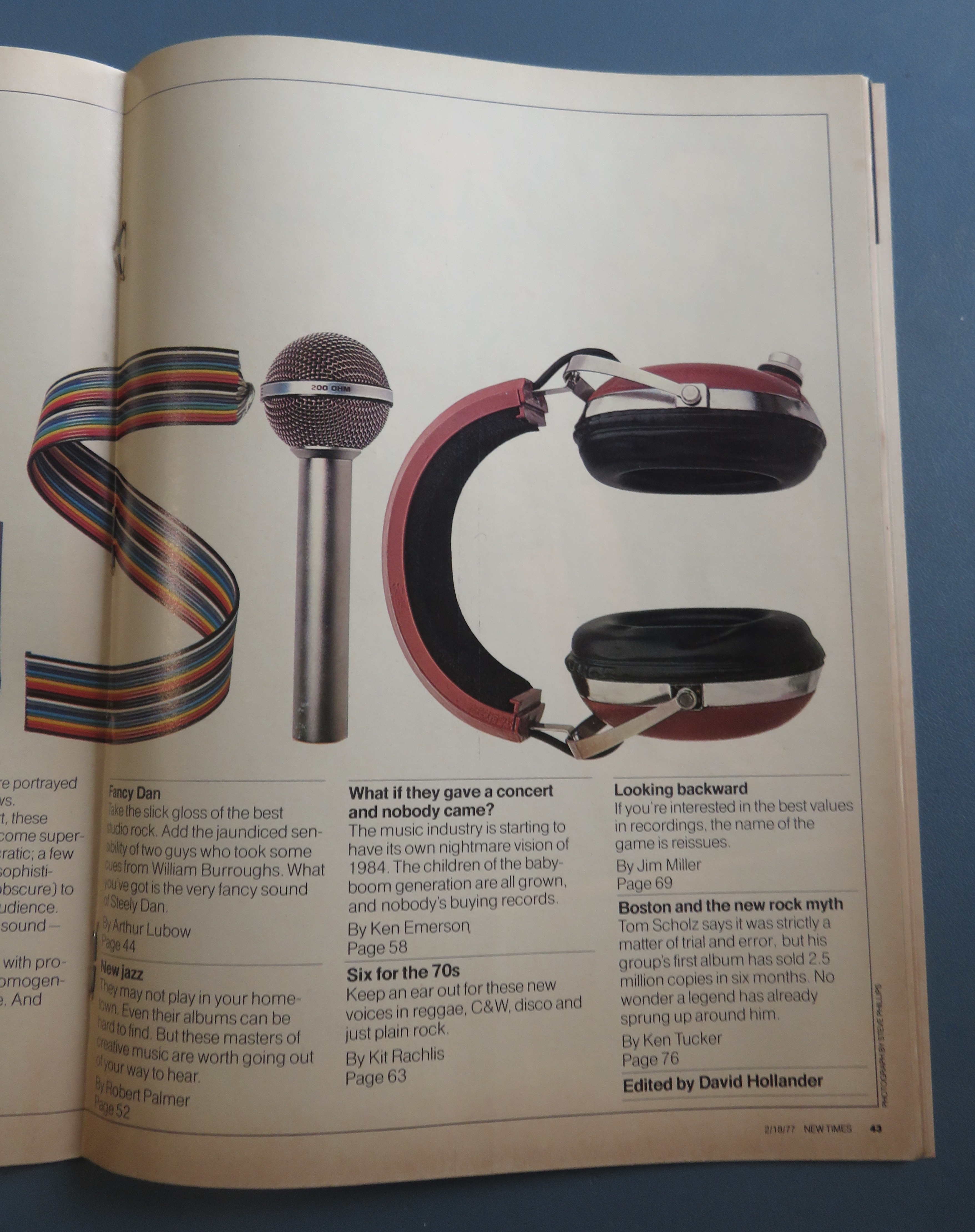 New Times Magazine February 18, 1977 Steely Dan