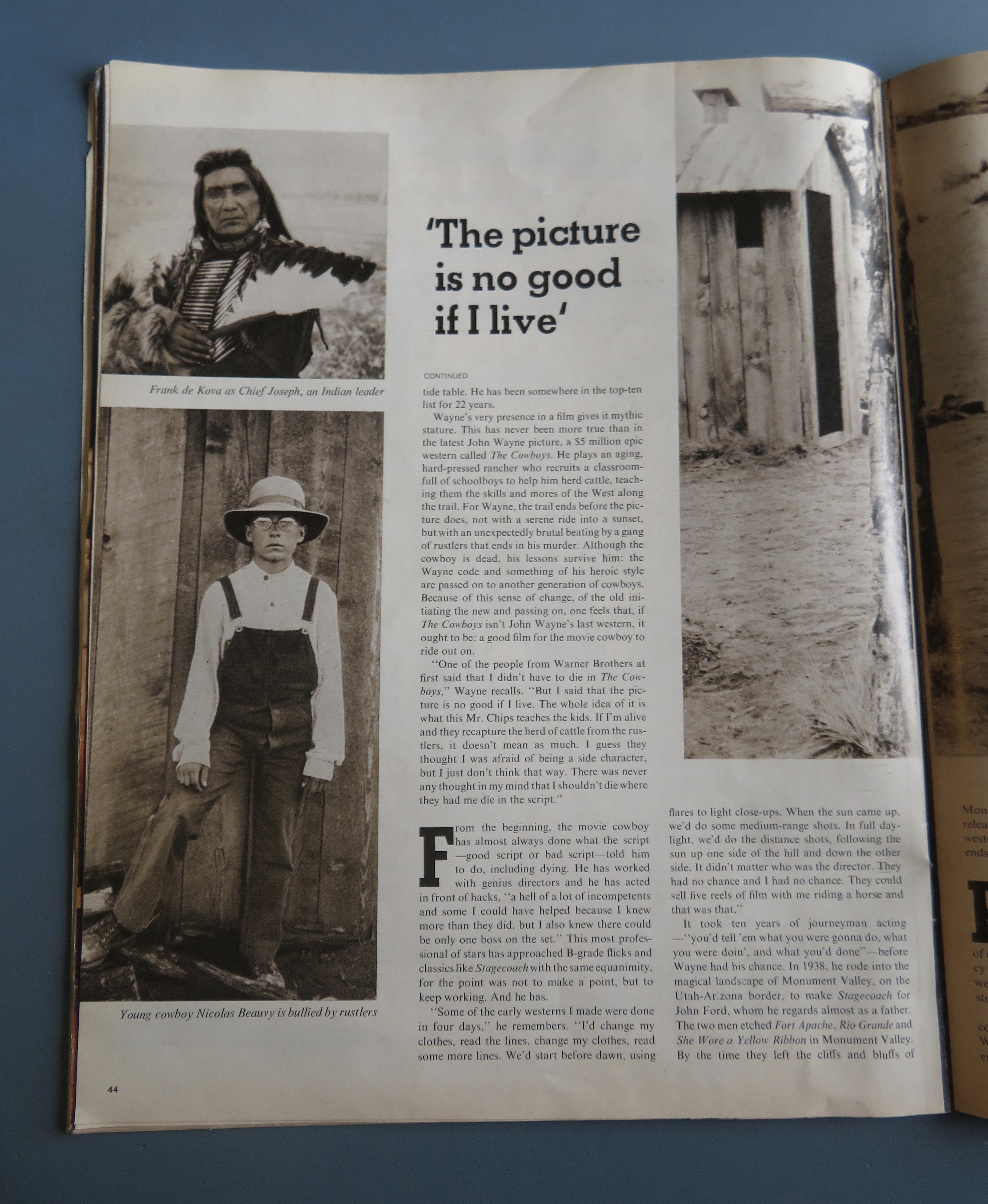 Life Magazine January 28, 1972 John Wayne