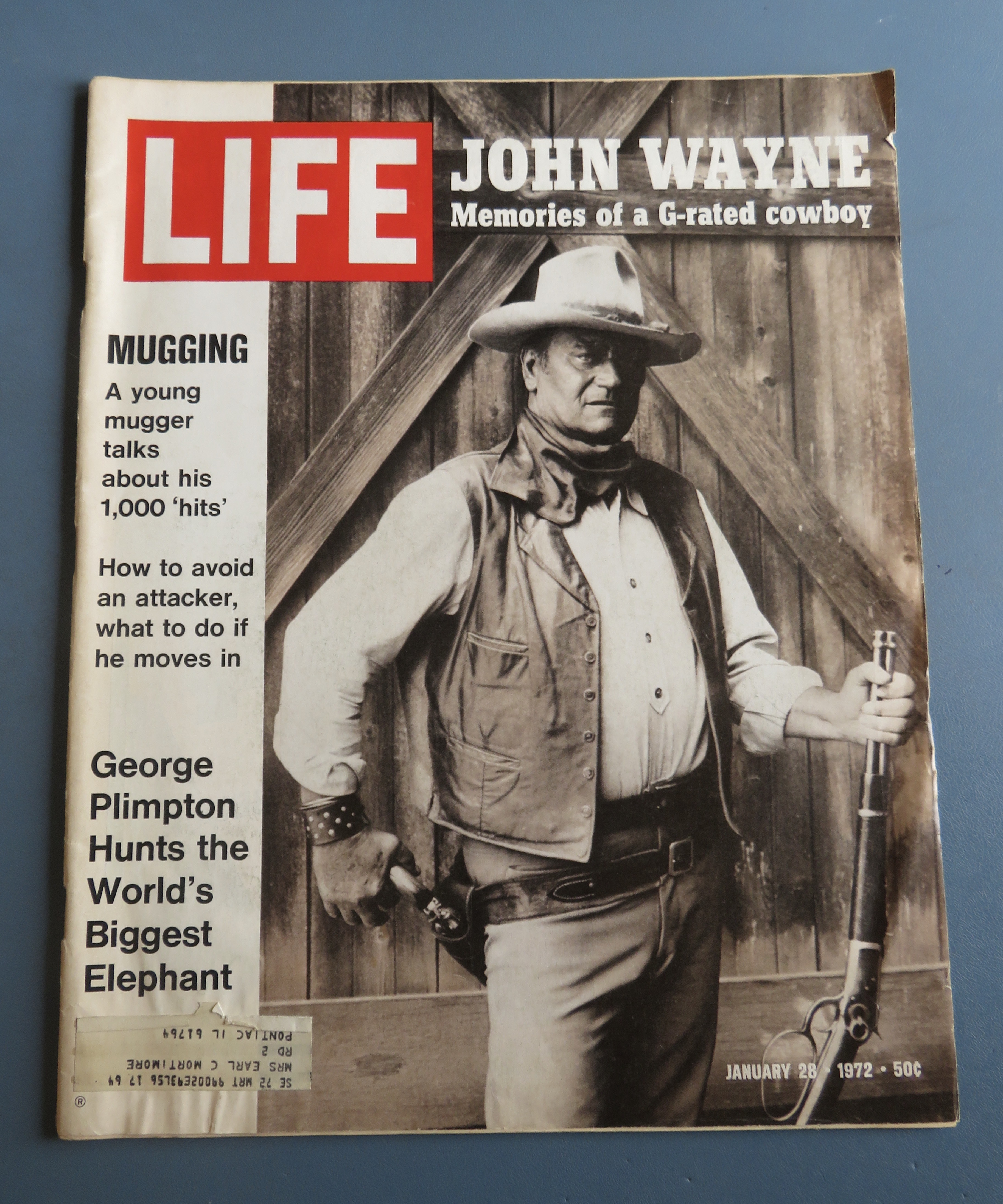 Life Magazine January 28, 1972 John Wayne