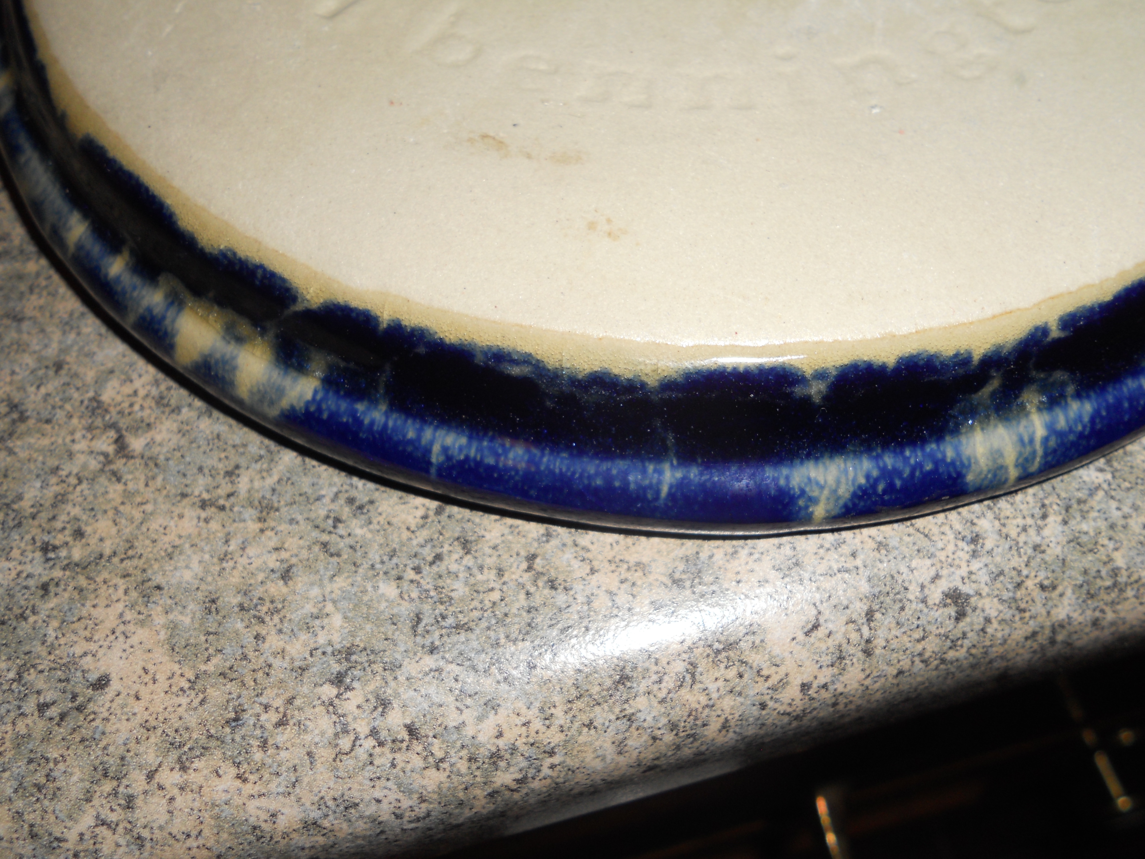 Bennington Pottery 1972 Blue Plate 7 1/4