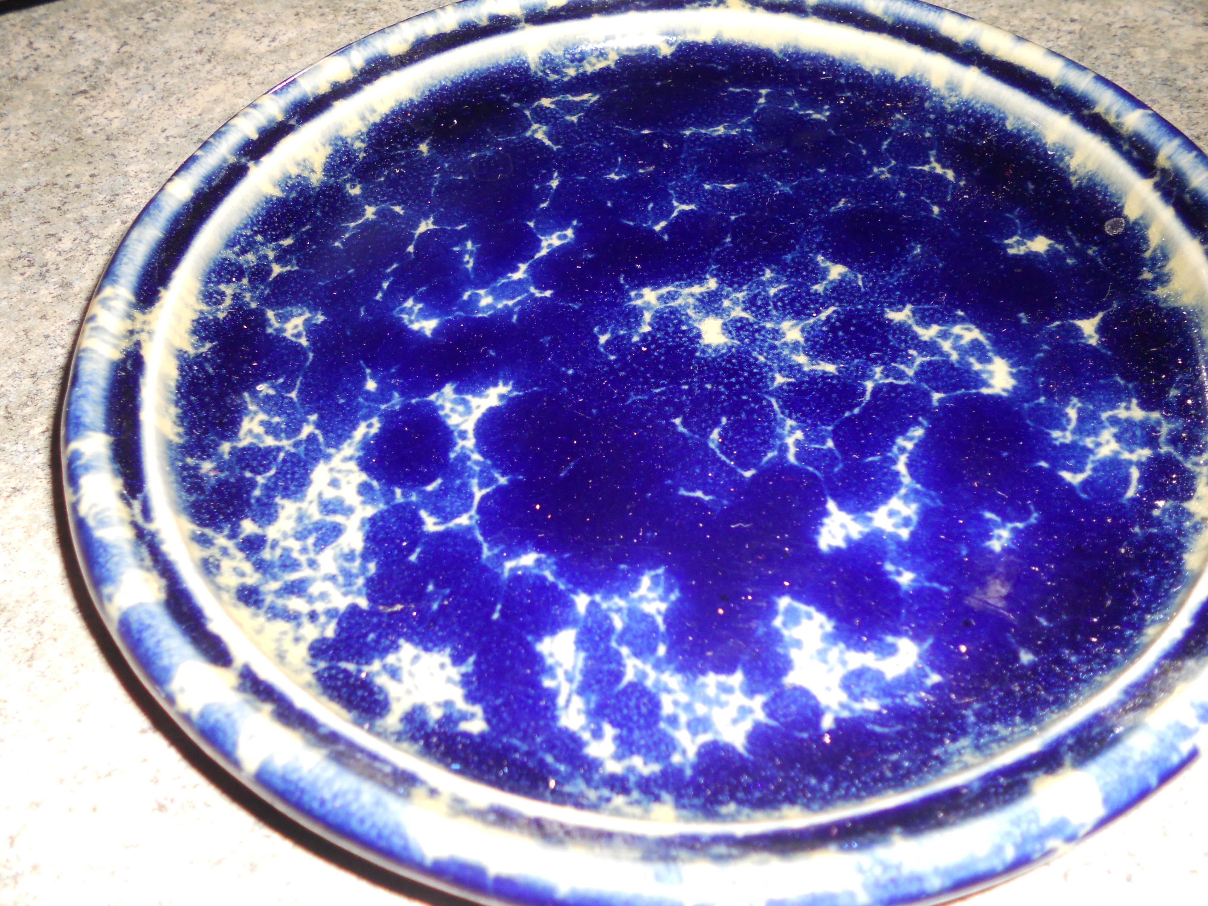 Bennington Pottery 1972 Blue Plate 7 1/4