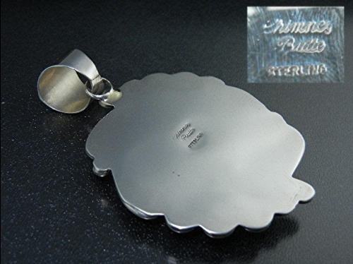Chimney Butte Kingman Turquoise Sterling Silver Pendant