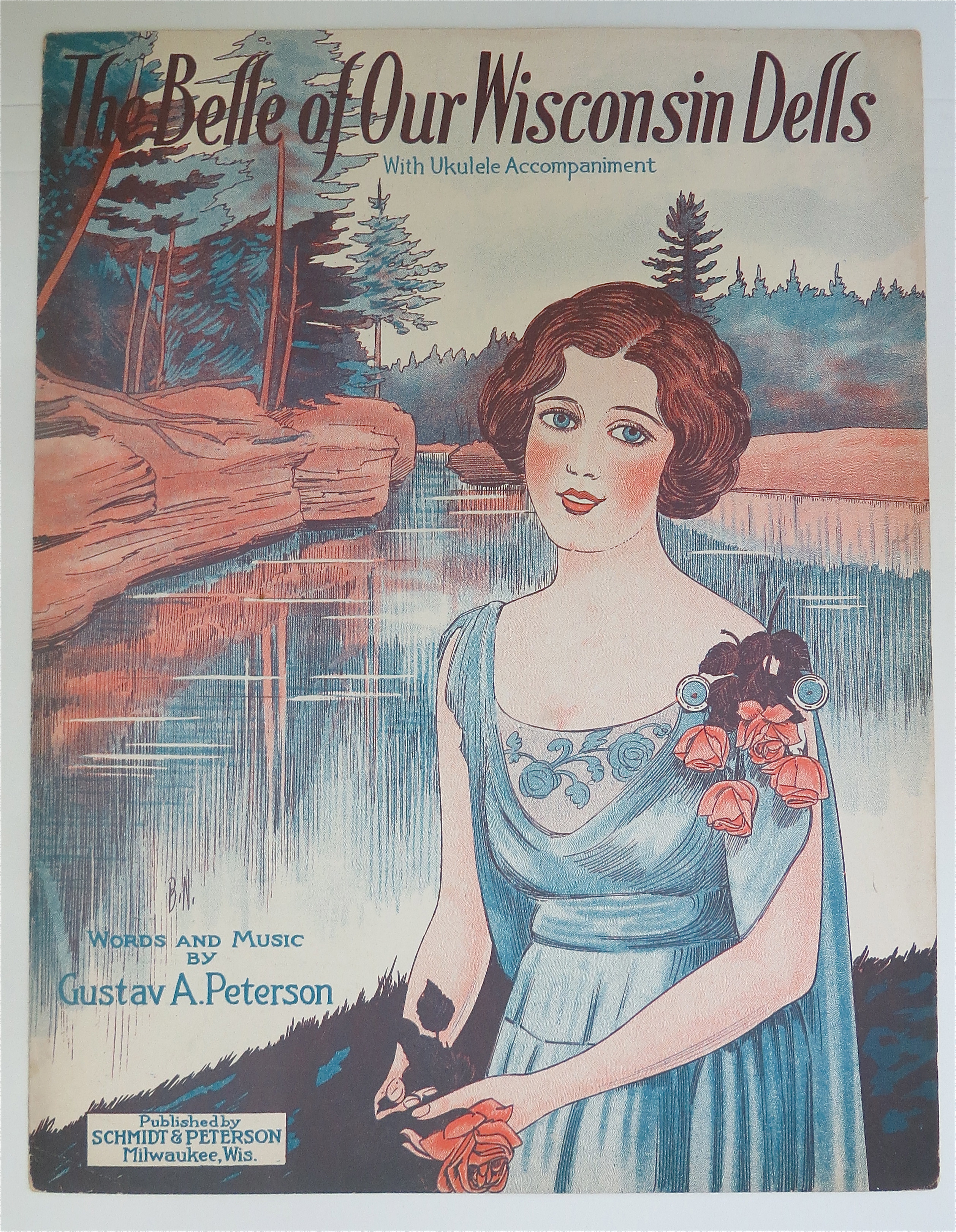 1927 The Belle Of Our Wisconsin Dells By G. Peterson