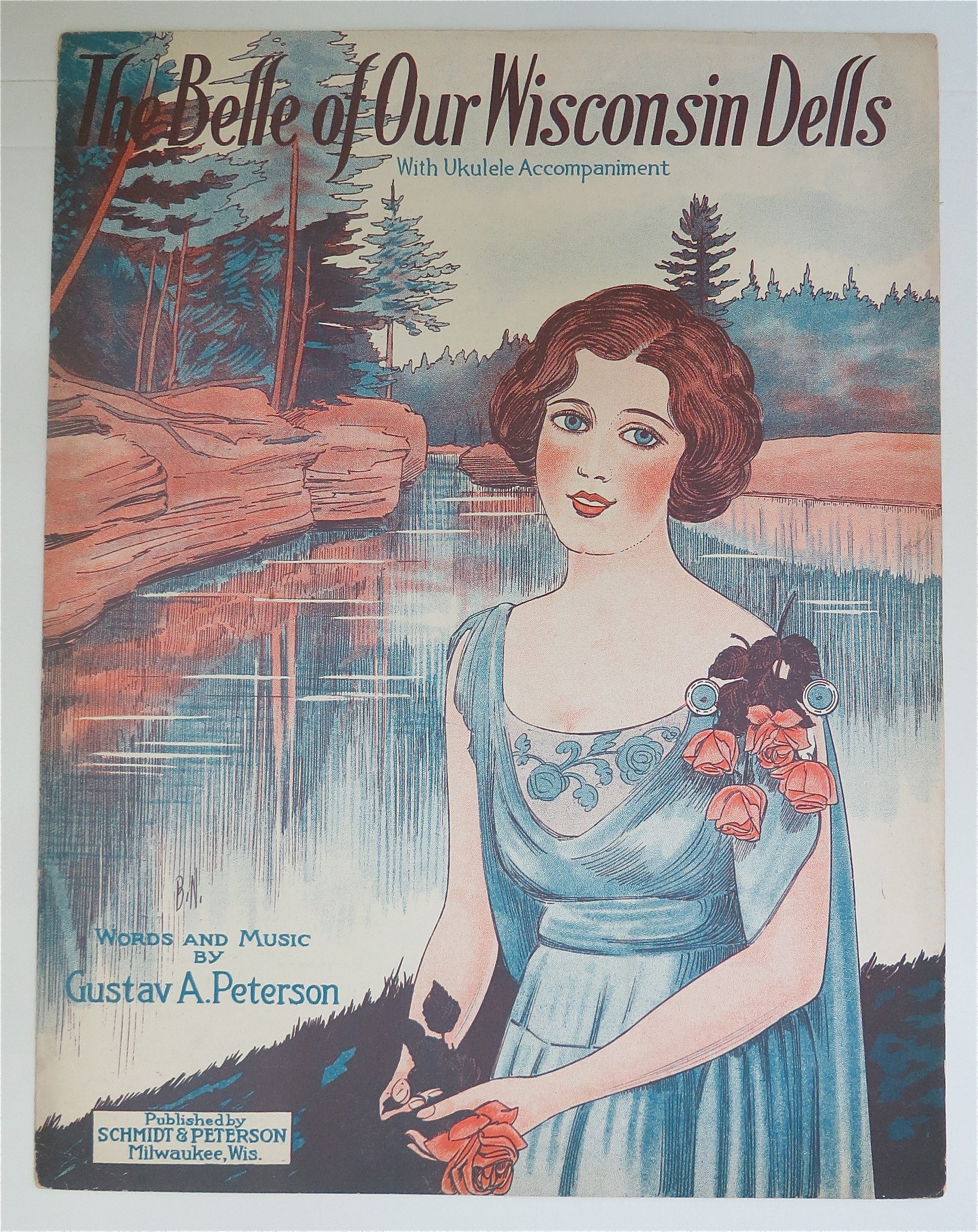 1927 The Belle Of Our Wisconsin Dells By G. Peterson