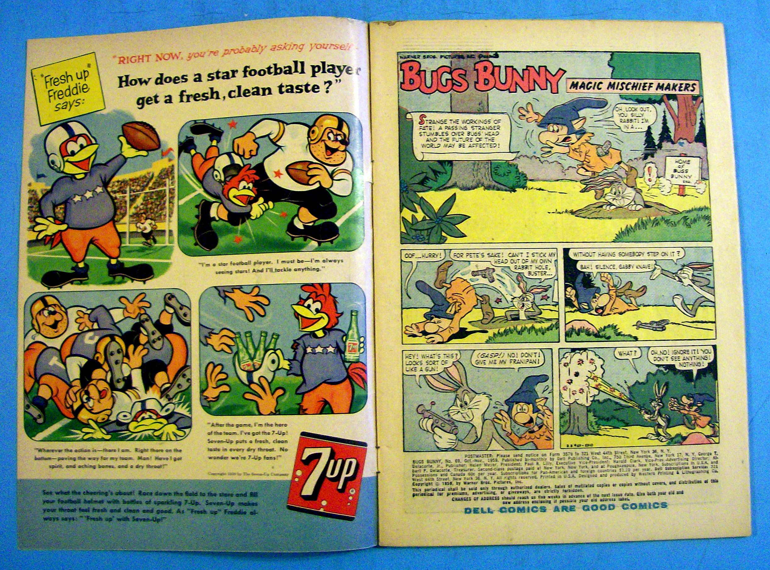 Bugs Bunny Comic #69 October 1959 Magic Mischief Makers