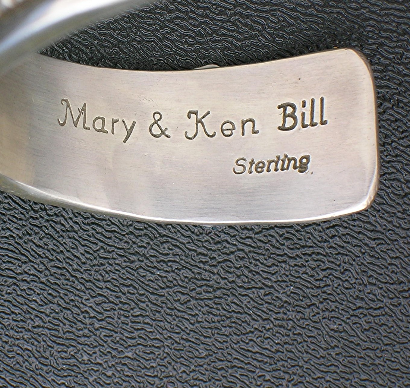 Mary Ken Bill Navajo Sterling Silver Cuff Bracelet