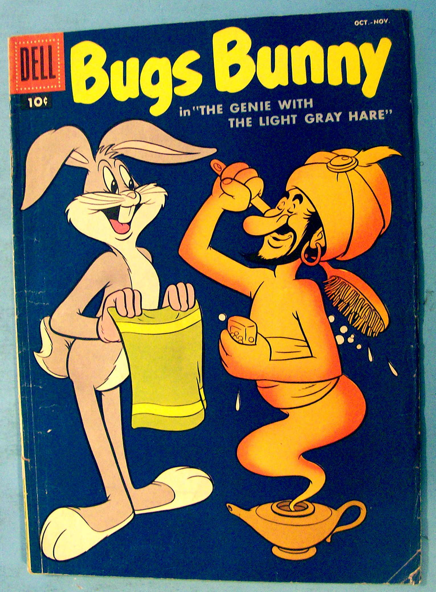 Bugs Bunny Comic #57 October 1957 Genie & Gray Hare