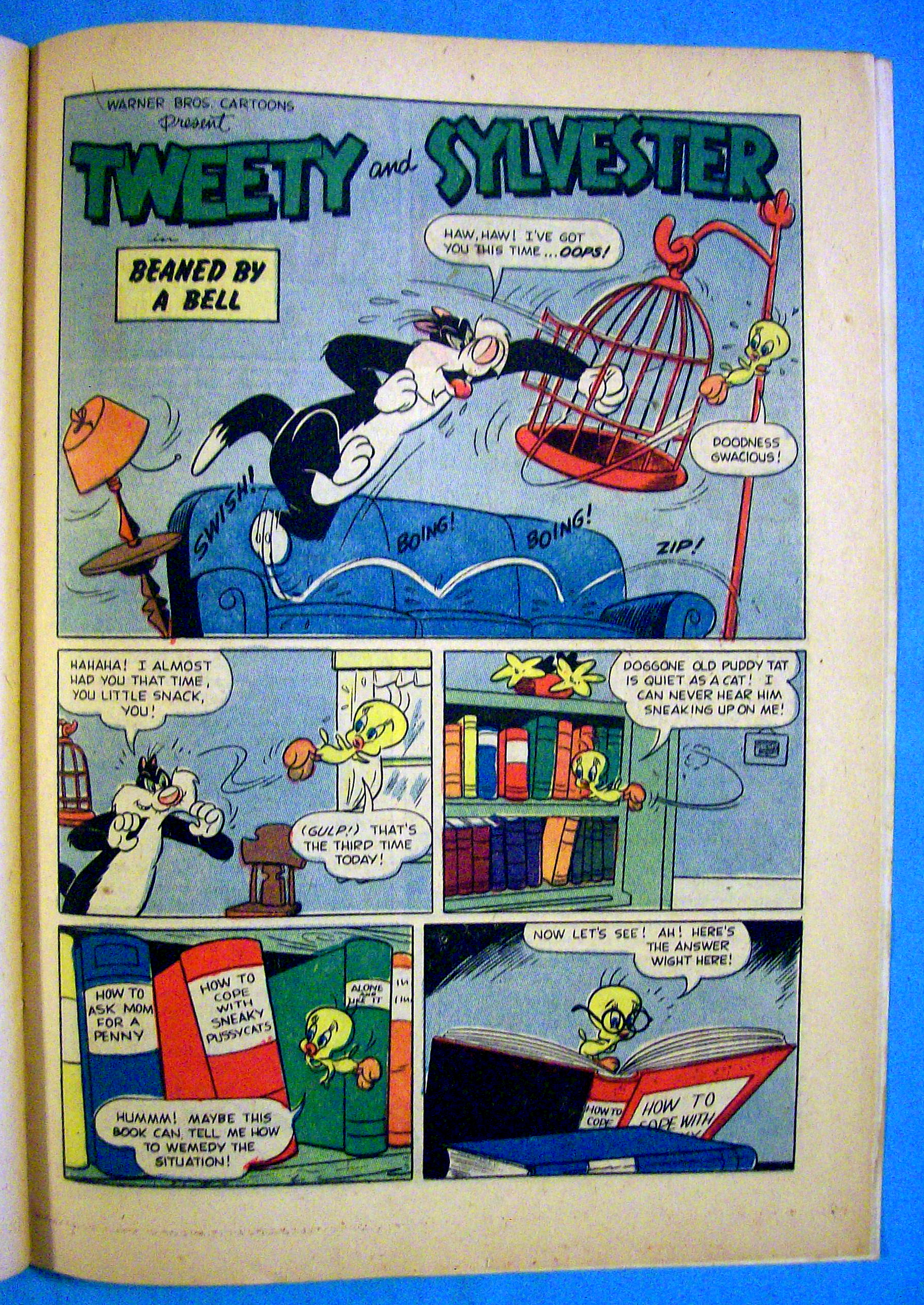 Bugs Bunny Comic #57 October 1957 Genie & Gray Hare