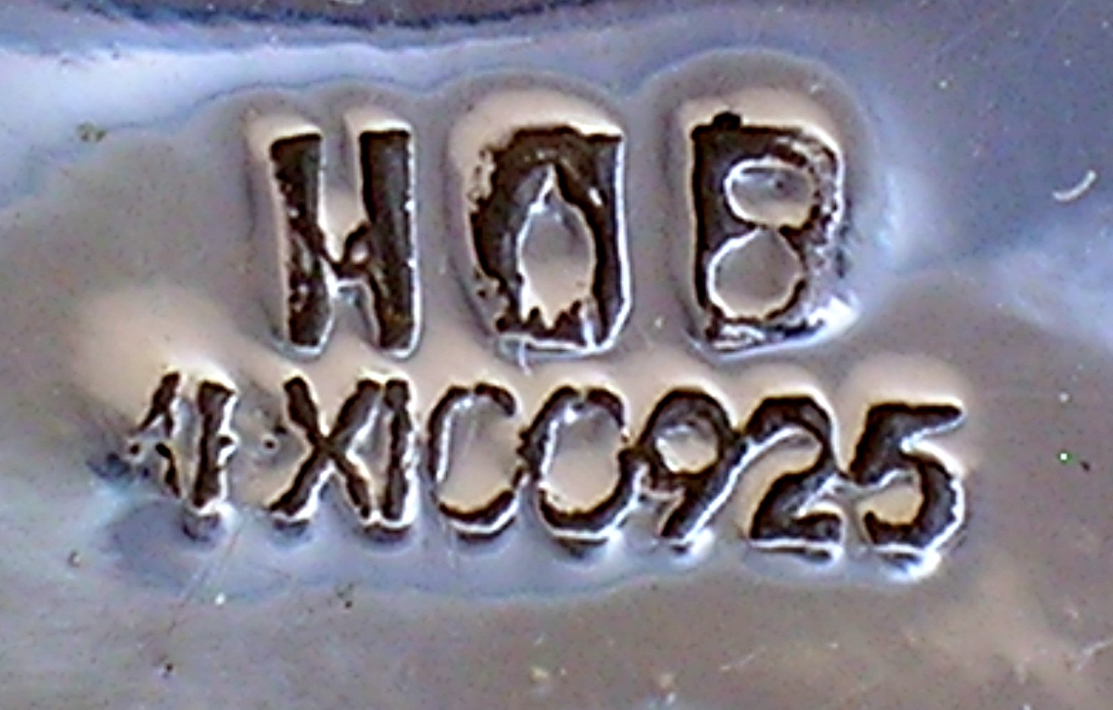 Mexico Sterling Silver  with Mark  HO8 Clip Earrings