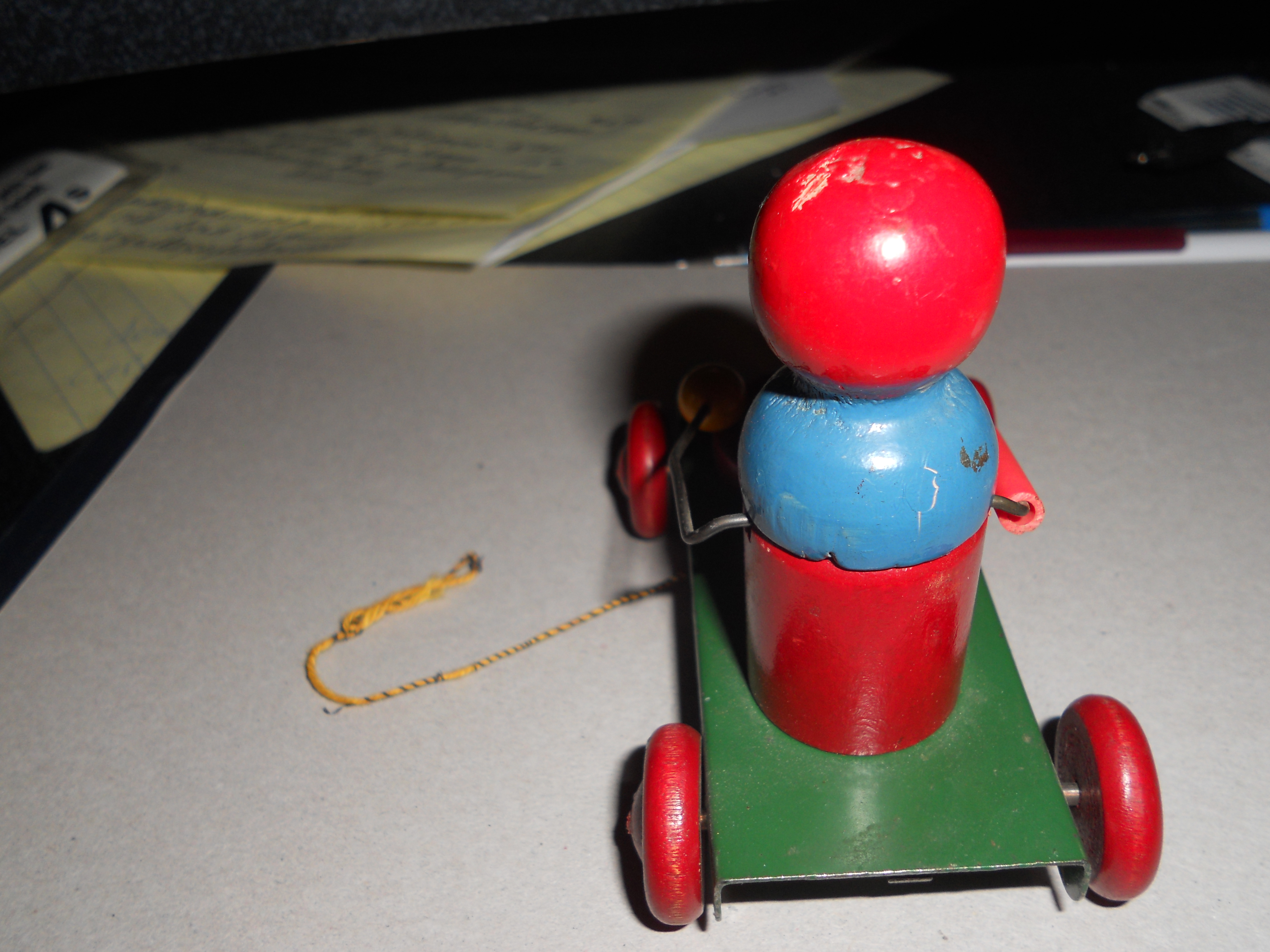 Gold Medal Play Woodie Pull Toy with Label