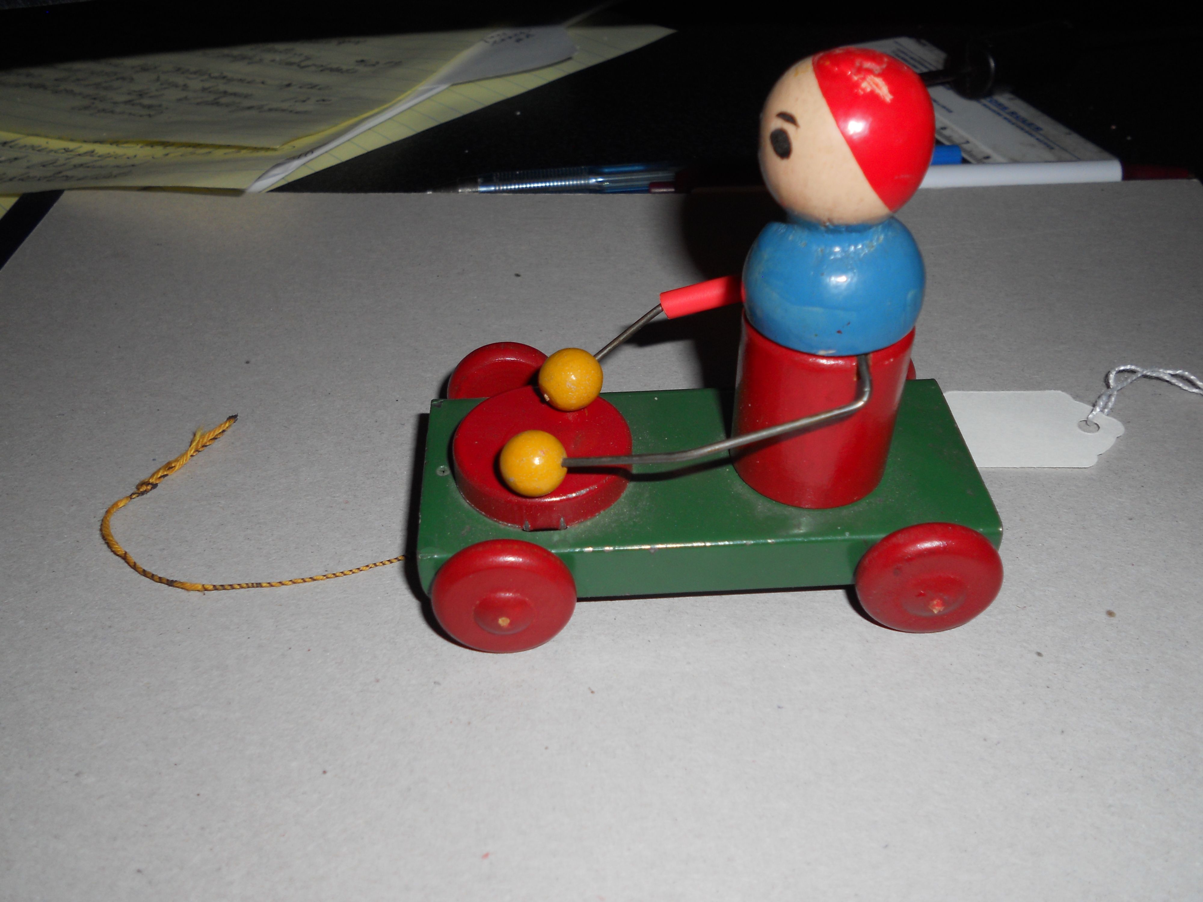 Gold Medal Play Woodie Pull Toy with Label