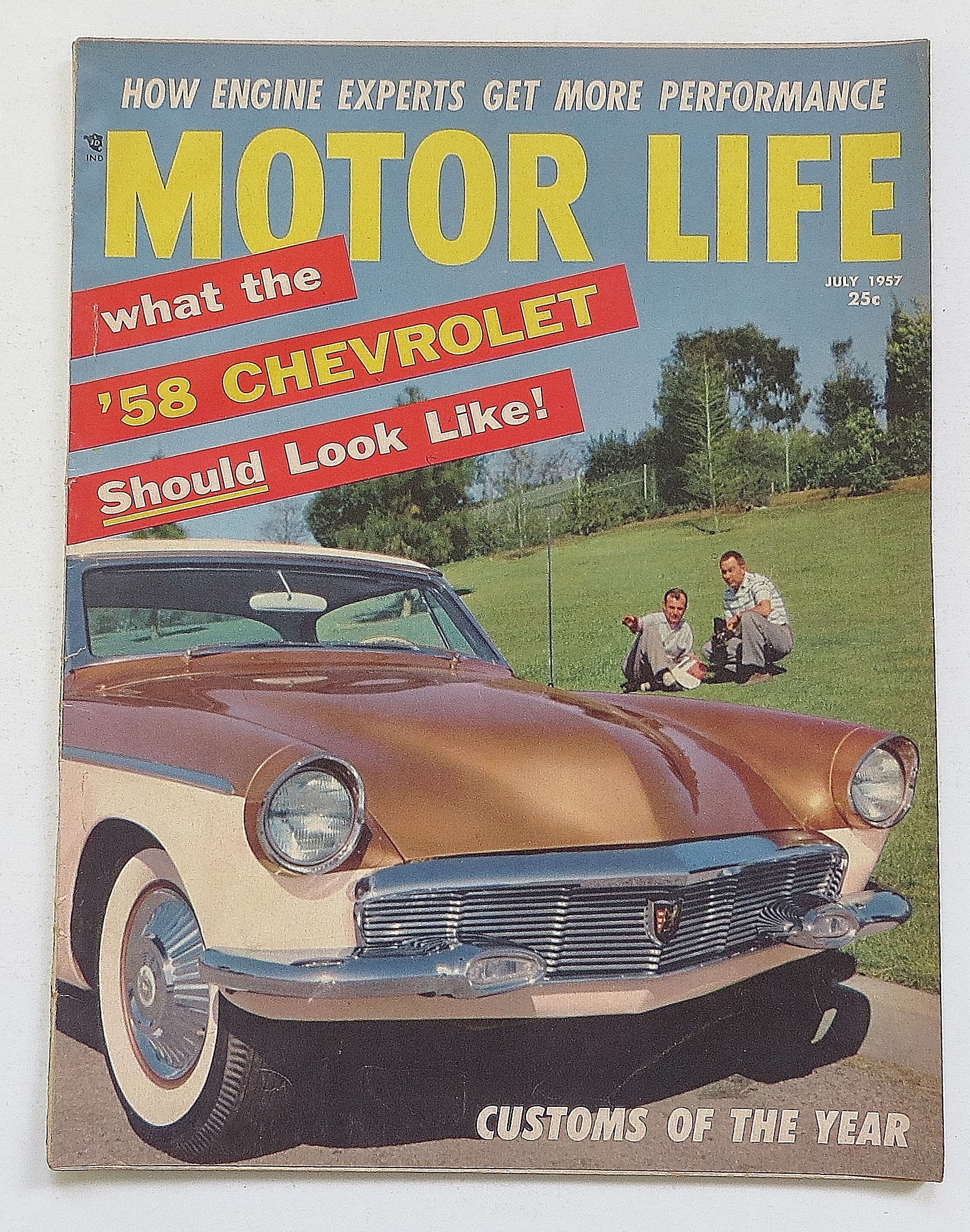 Motor Life Magazine July 1957 1958 Chevrolet