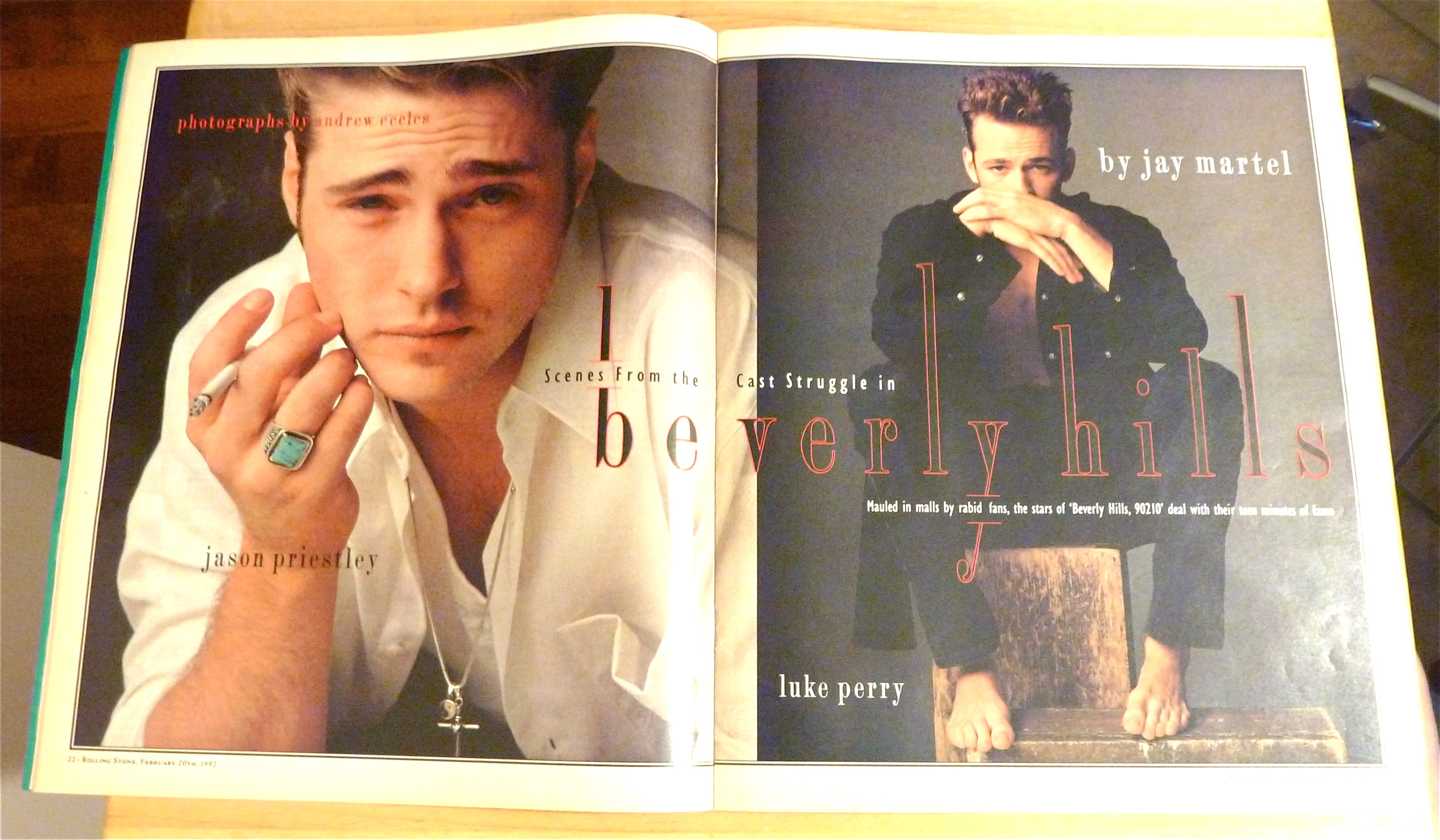 Rolling Stone-February 20, 1992-Beverly Hills 90210