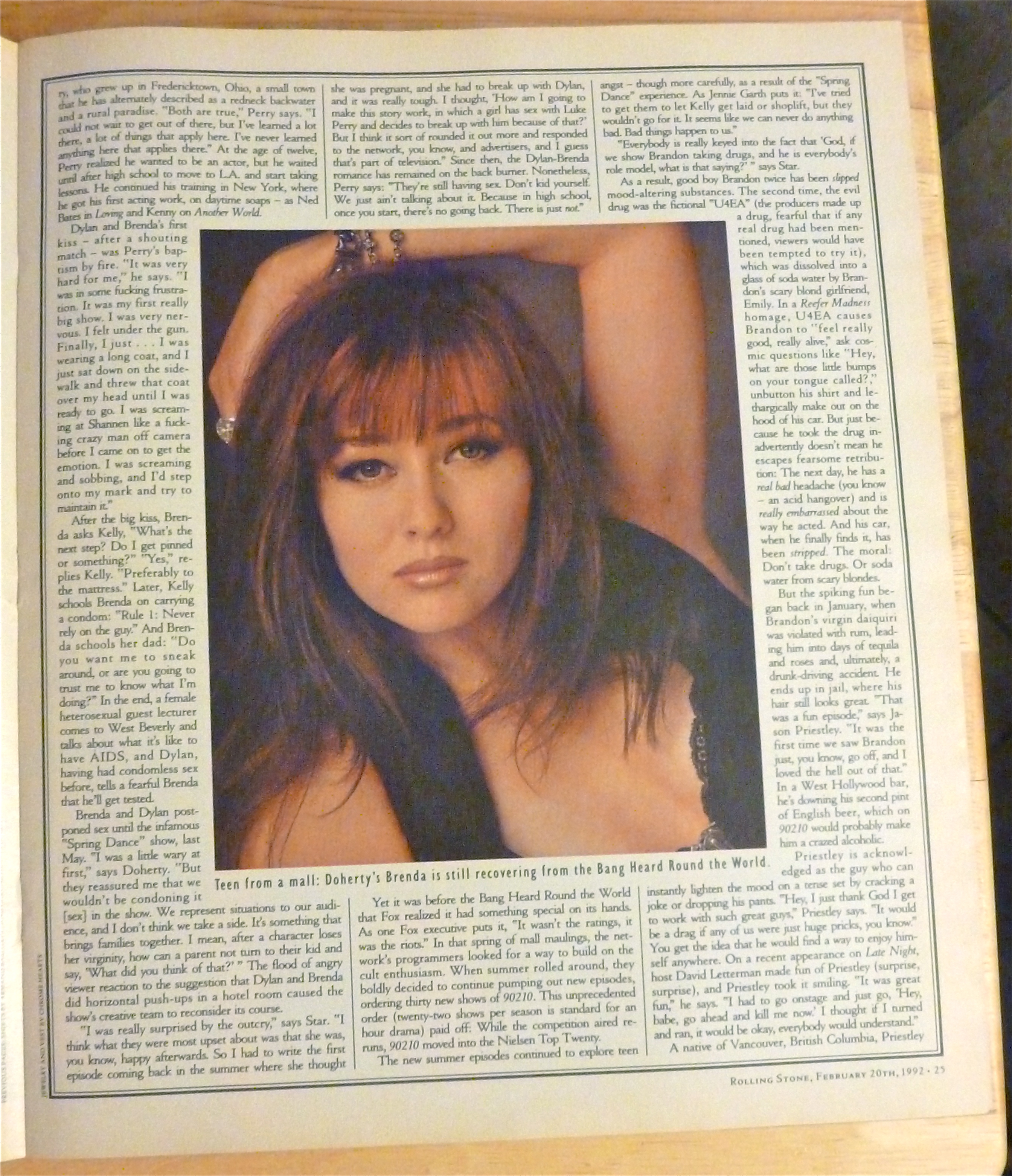 Rolling Stone-February 20, 1992-Beverly Hills 90210