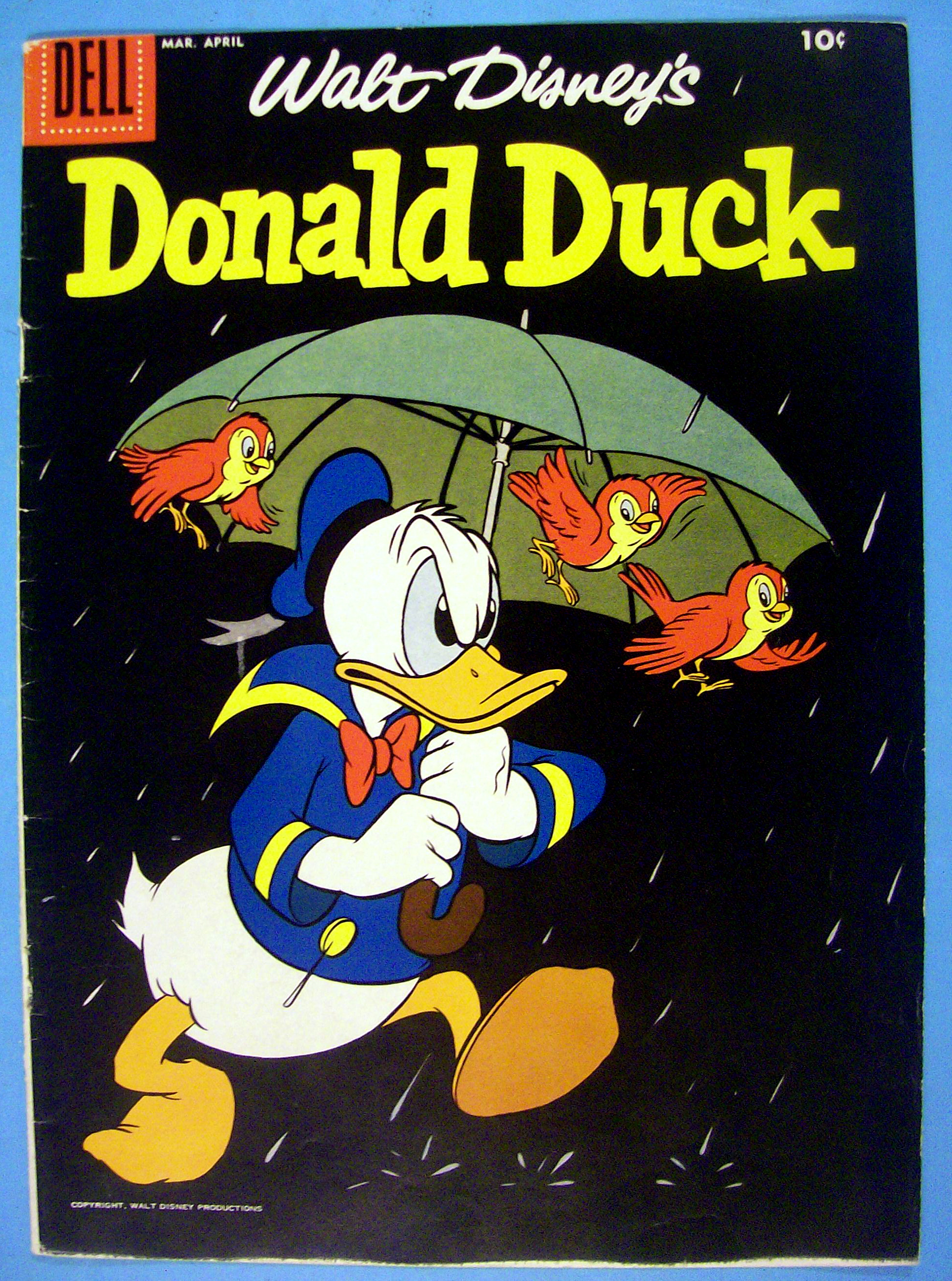 Donald Duck Comic Cover #58 March-April 1958