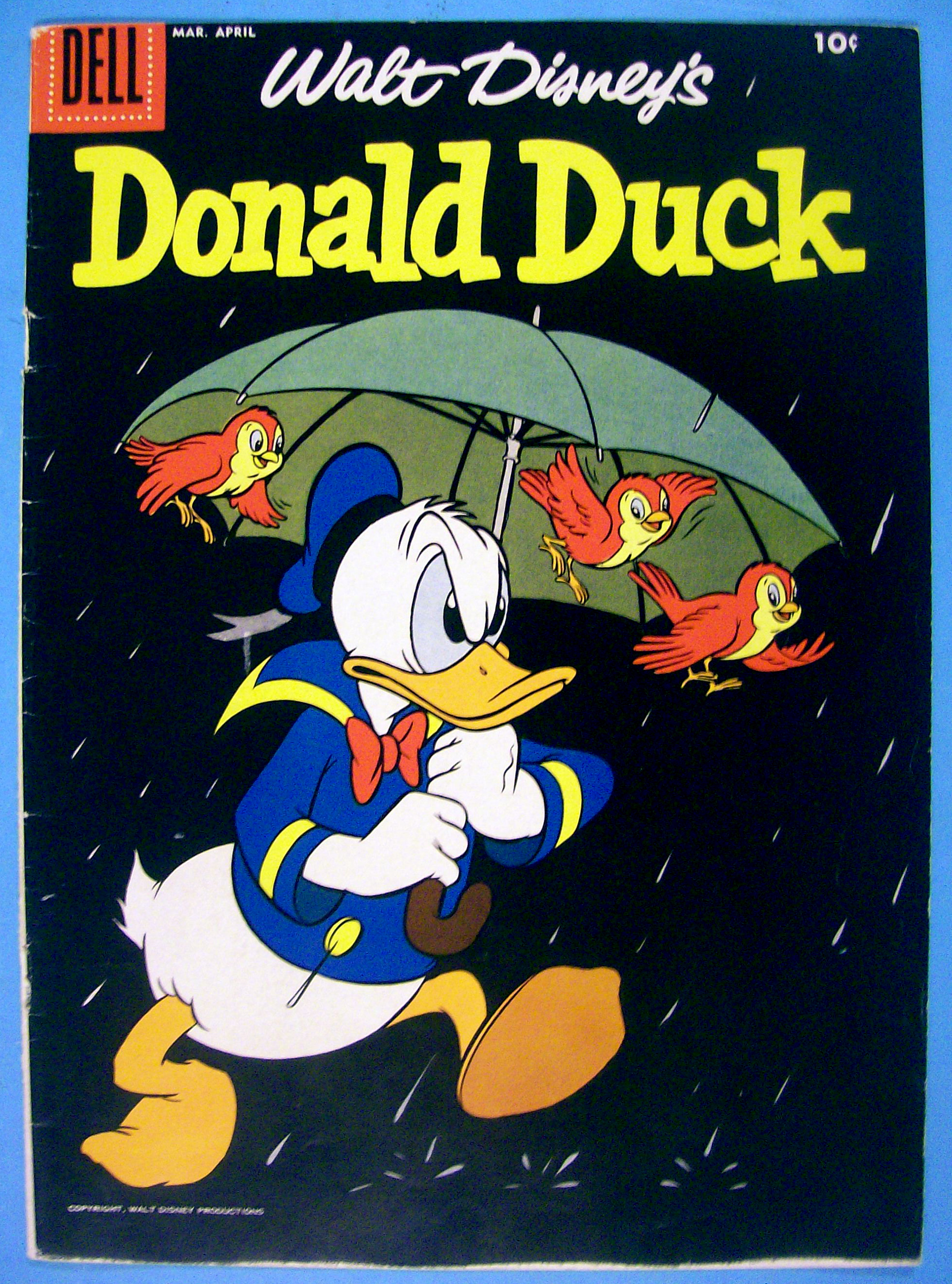 Donald Duck Comic Cover #58 March-April 1958