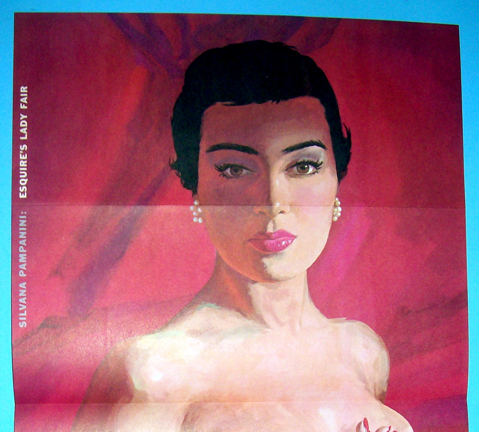 Esquire (Lady Fair) Pin Up Girl 1956 Silvana Pampanini
