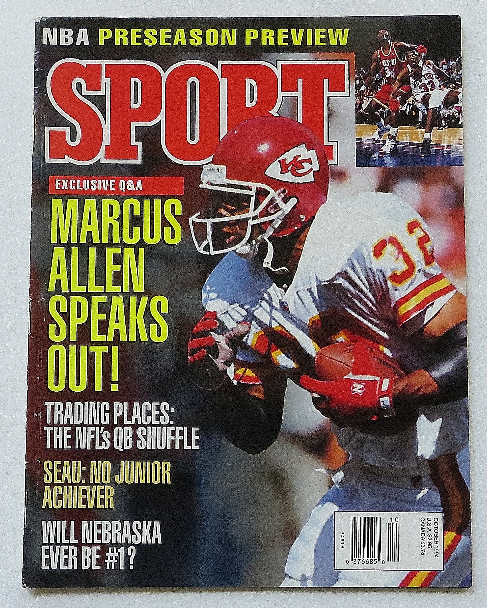 Sport Magazine October 1994 Marcus Allen
