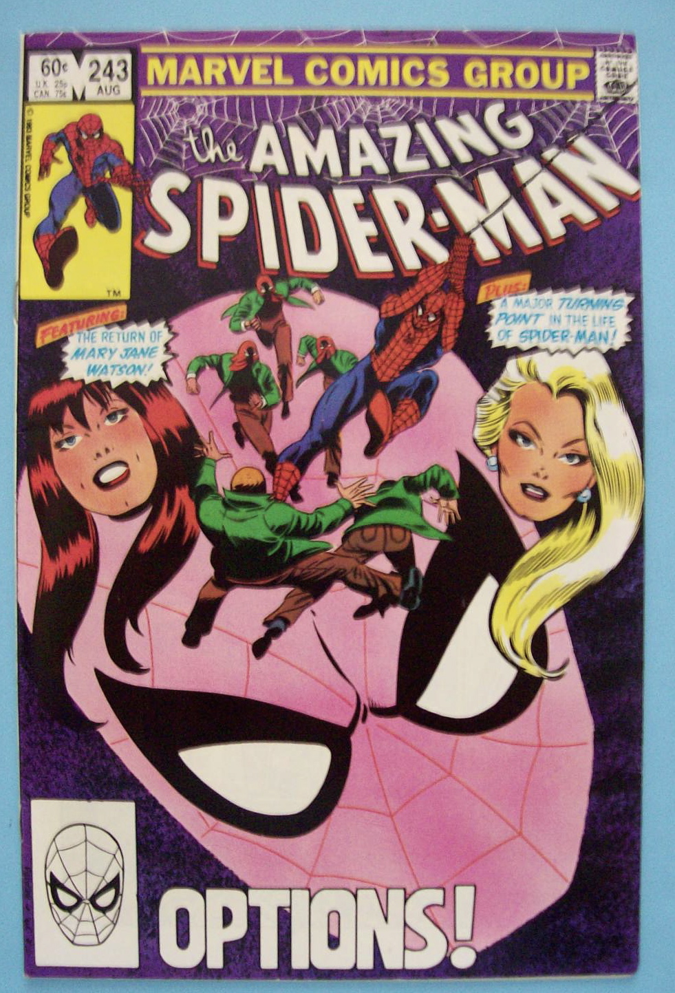 Spider-Man Comics - August 1983 - Options