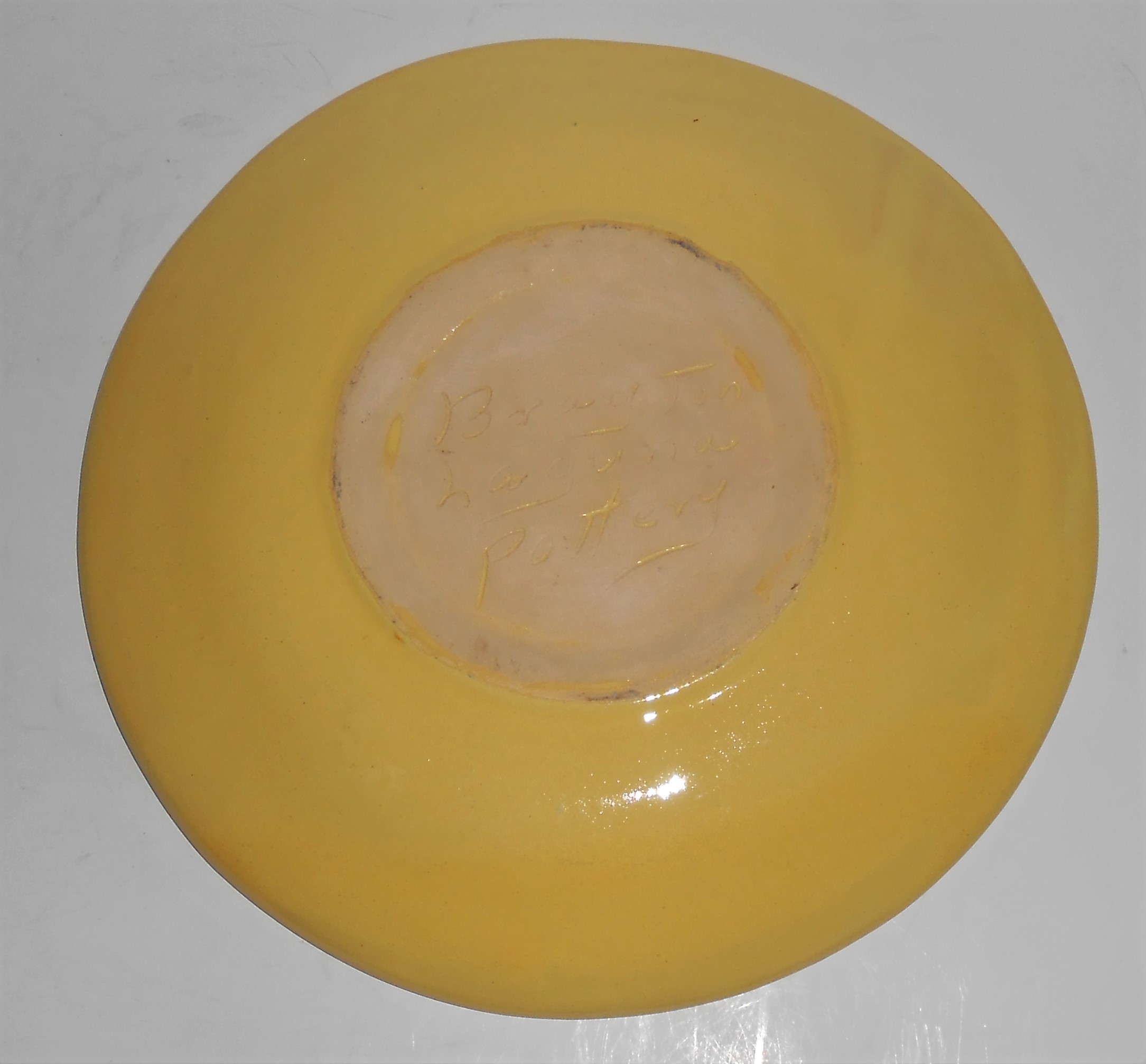 Brayton Laguna Pottery Early Yellow 8.75'' Plate