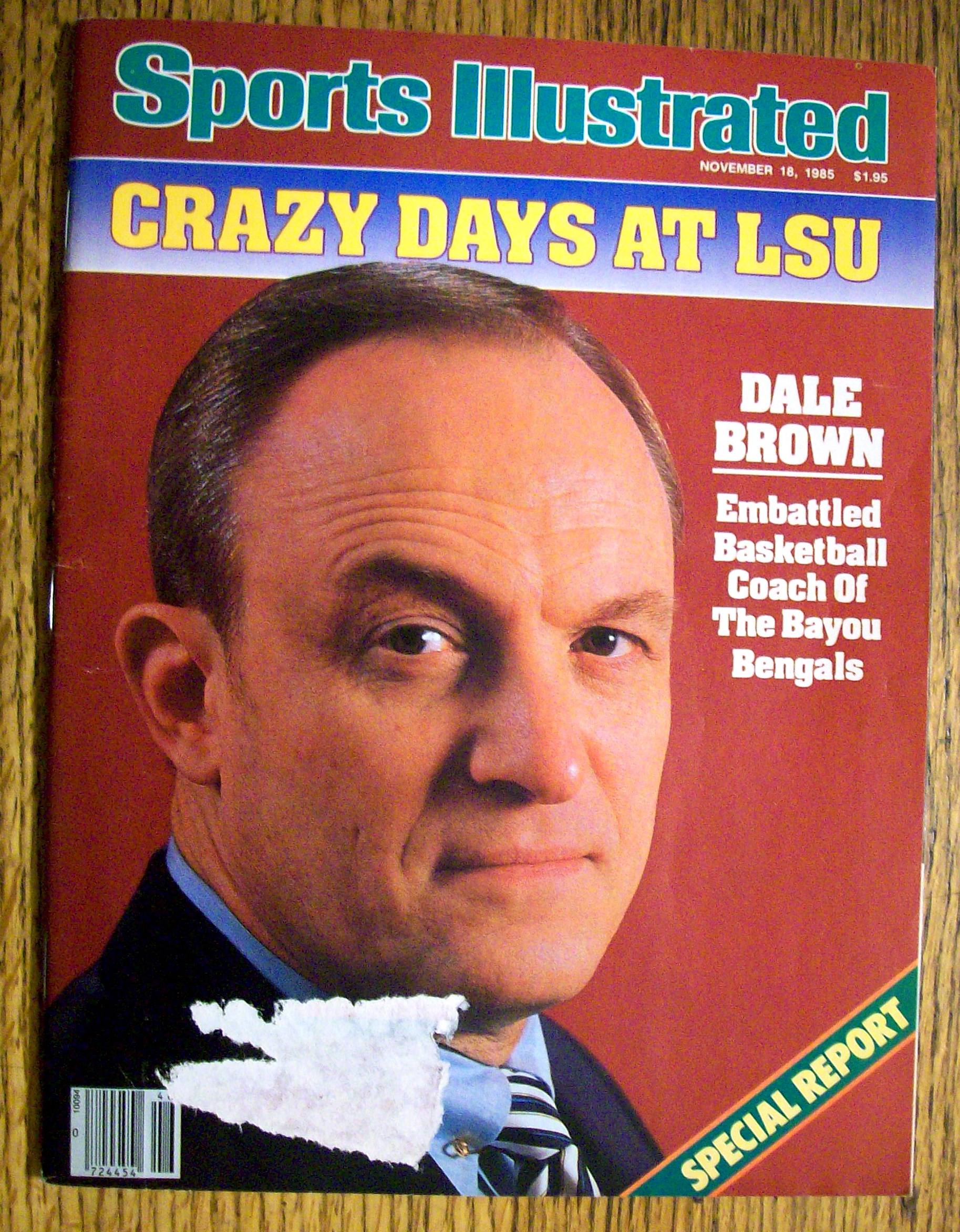 Sports Illustrated Magazine-November 18, 1985-D. Brown