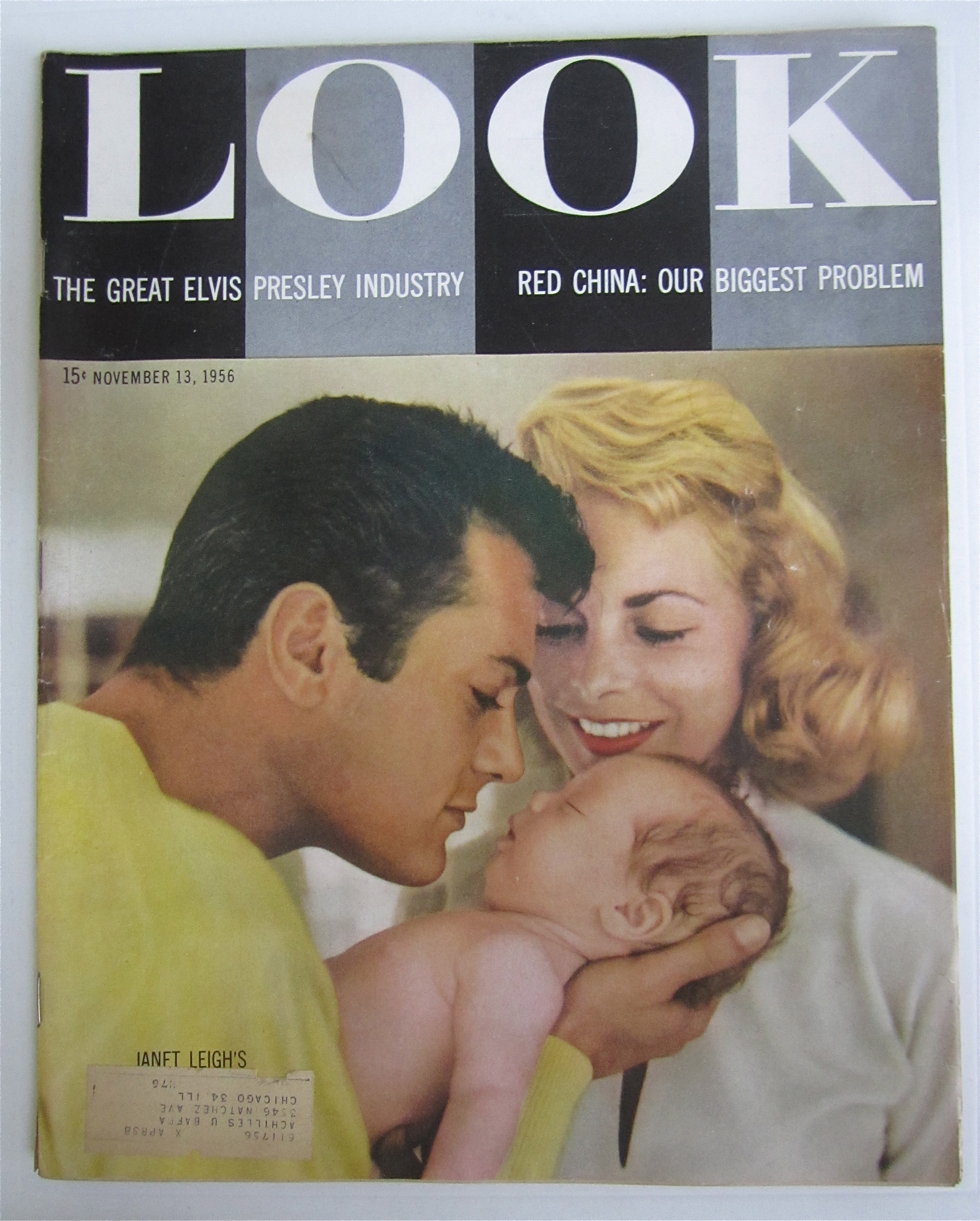 Look Magazine November 13, 1956 Janet Leigh's 1st Baby