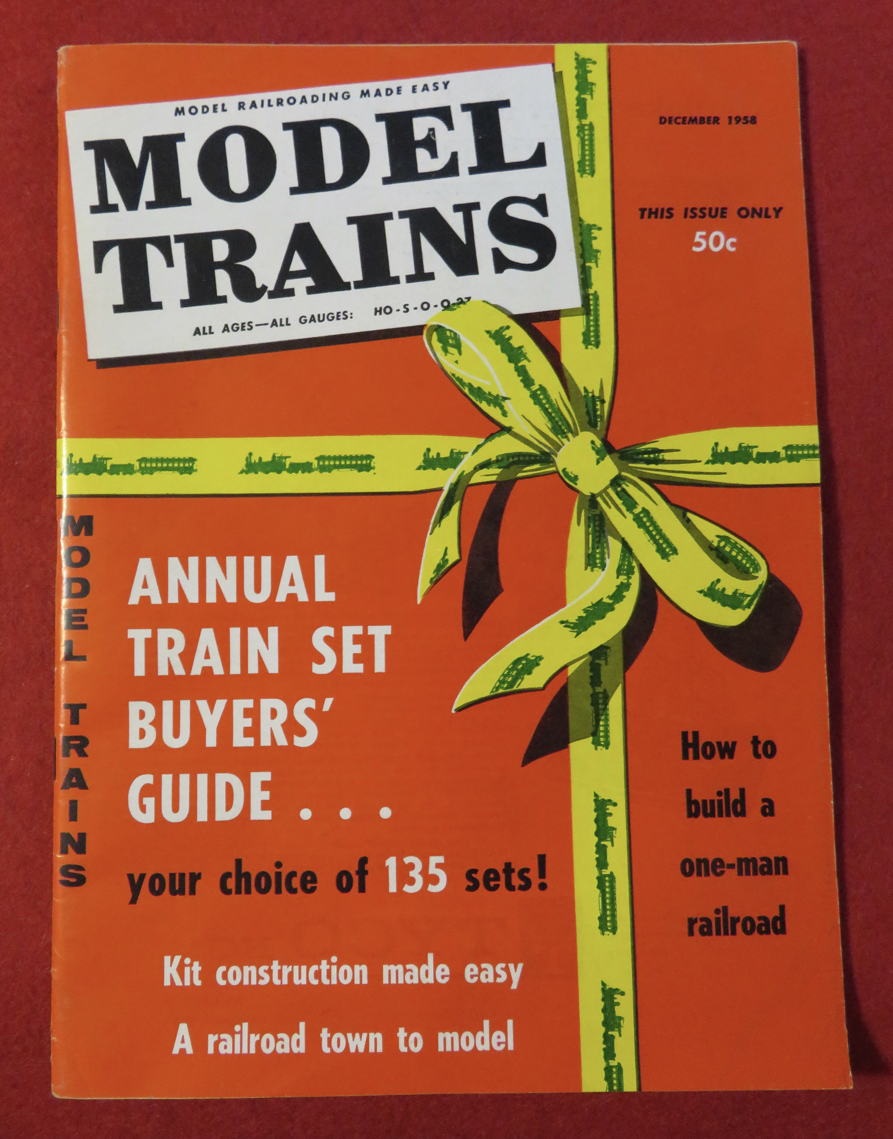 Model Trains Magazine December 1958