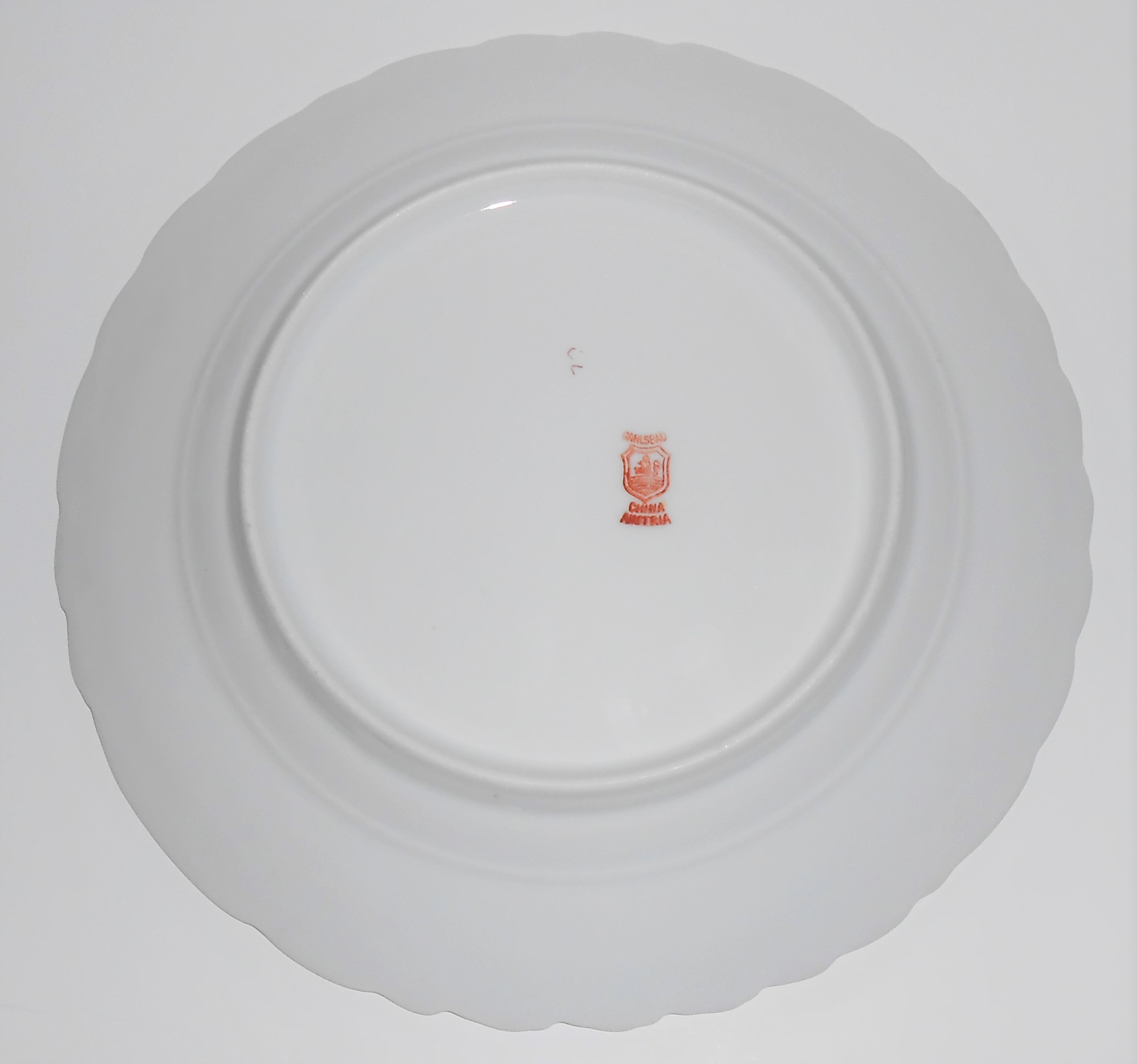 Carlsbad Porcelain China Austria Pink Floral Embossed S