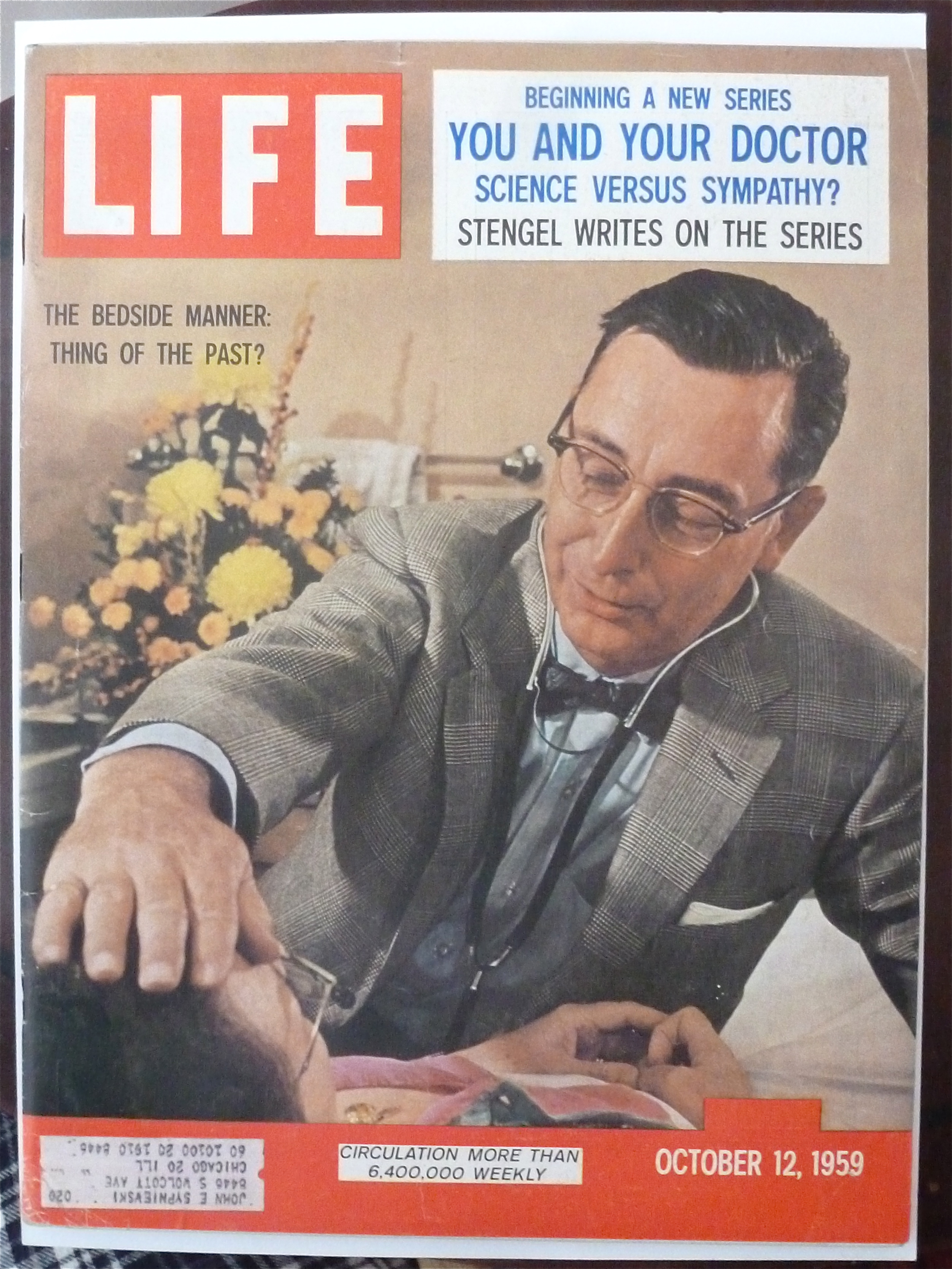 Life Magazine-October 12, 1959-Bedside Manner