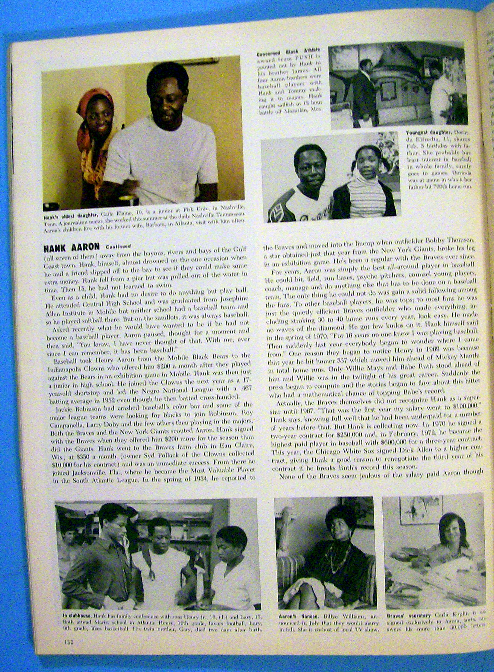 Ebony Magazine-September 1973-Hank Aaron