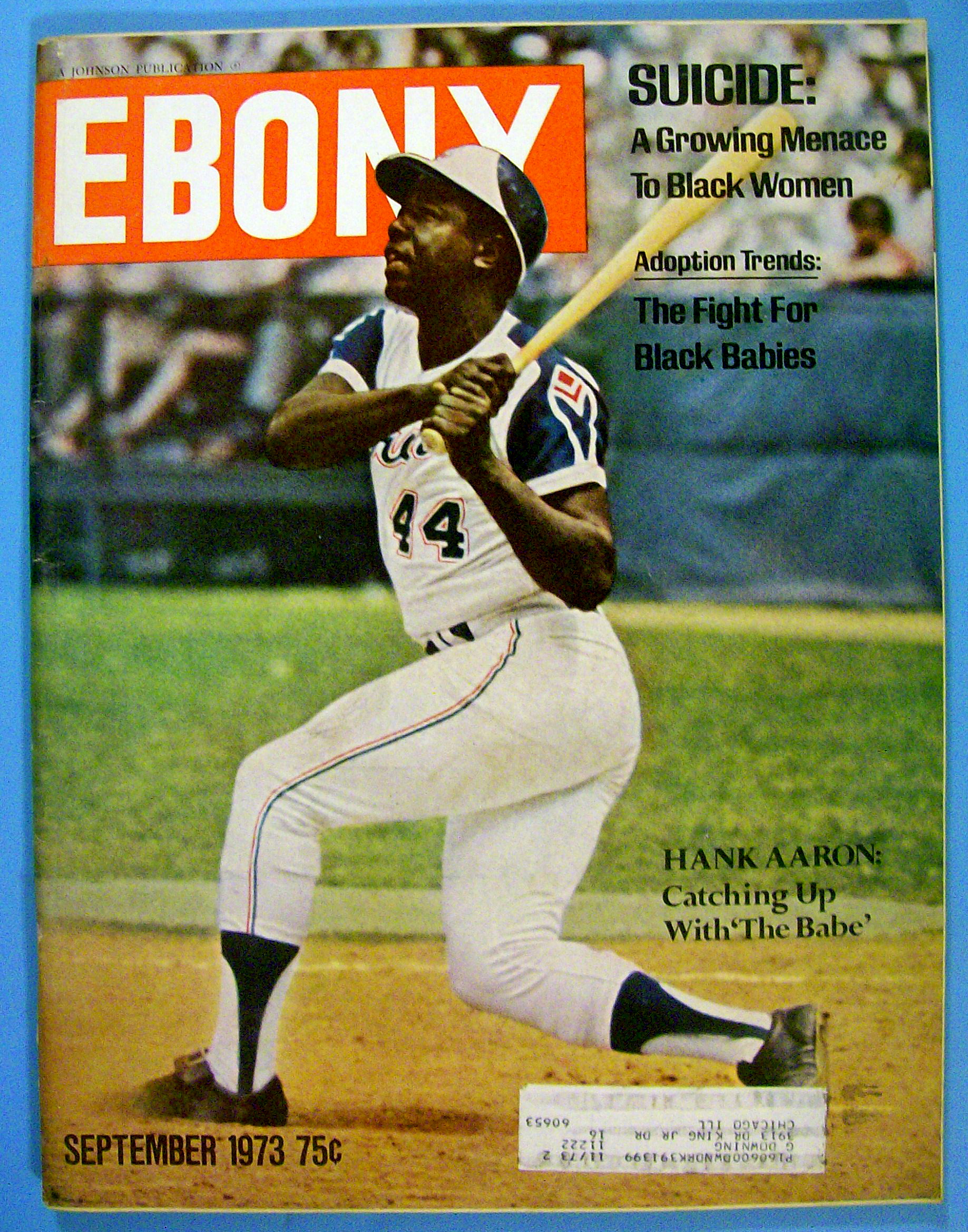 Ebony Magazine-September 1973-Hank Aaron