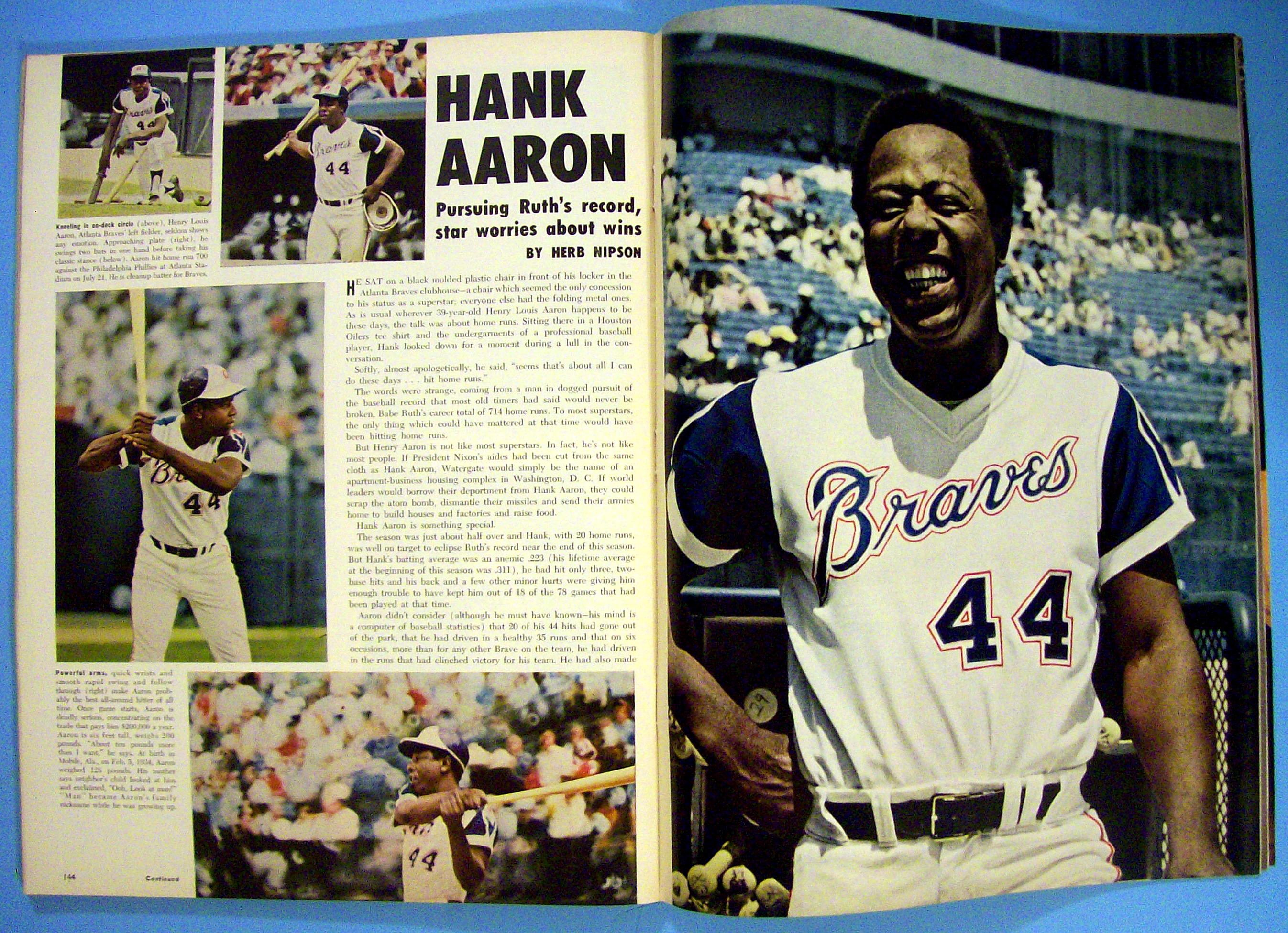 Ebony Magazine-September 1973-Hank Aaron