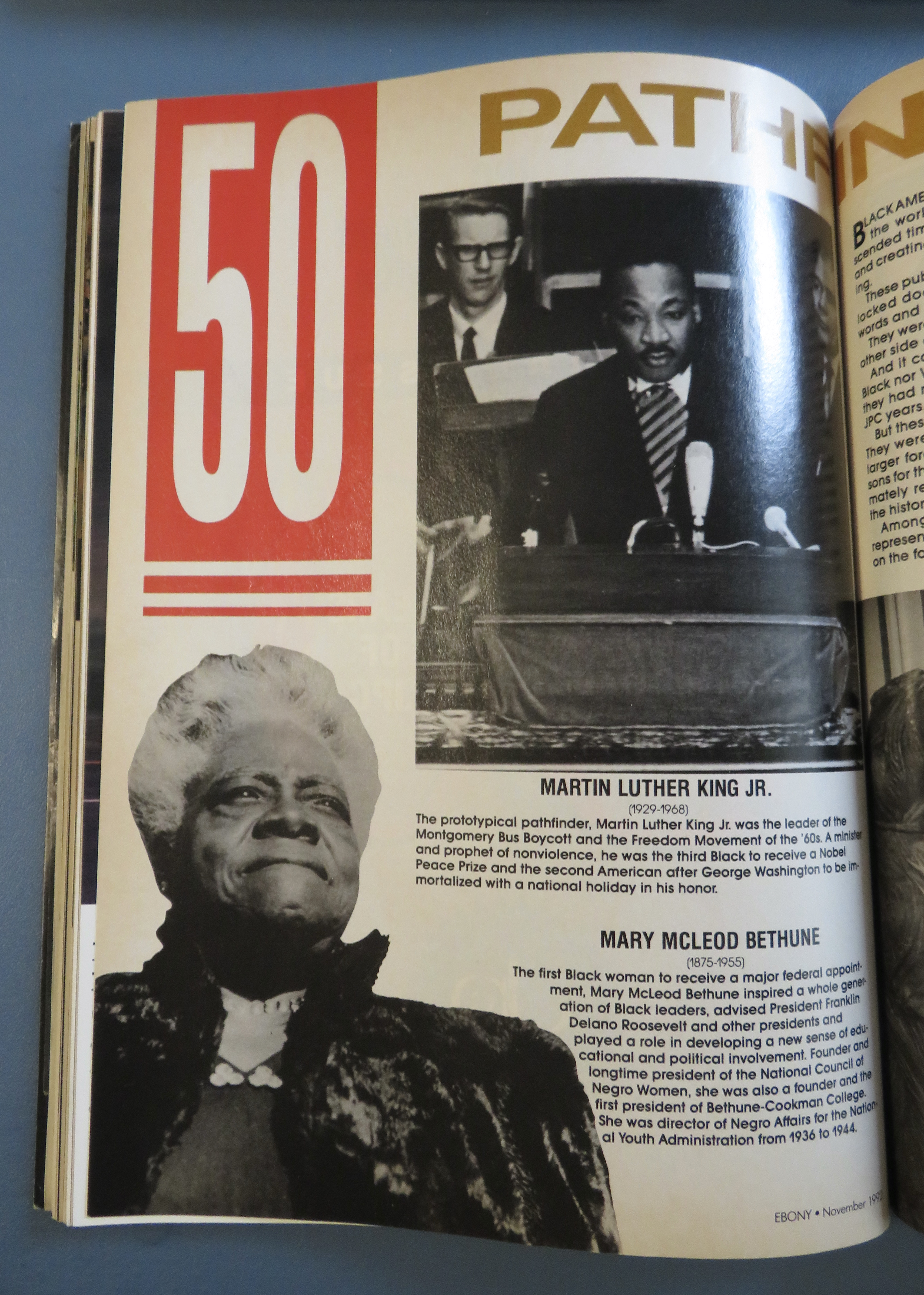 Ebony Magazine November 1992 50 Years Of JPC