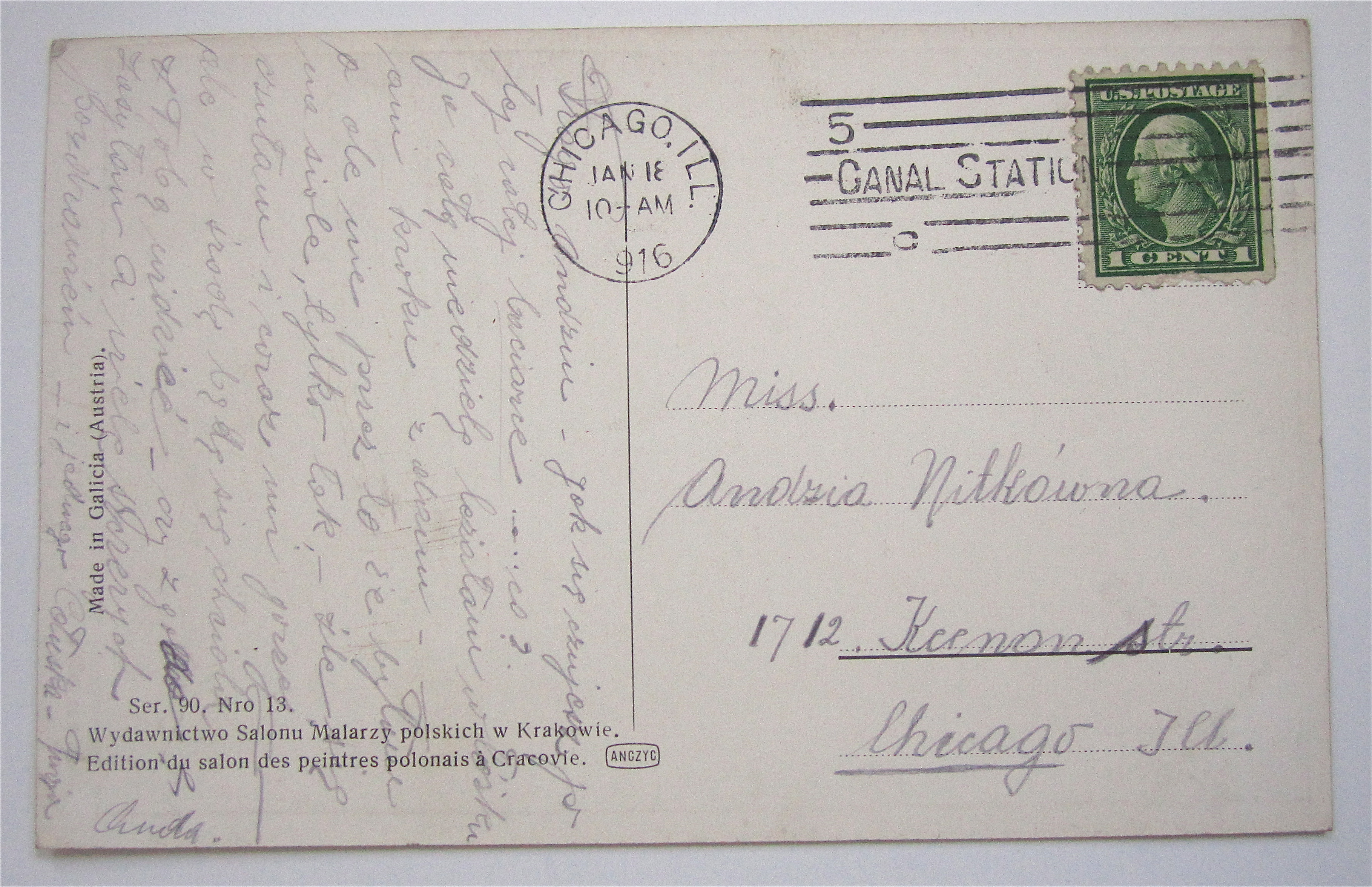A Beautiful Woman Postcard