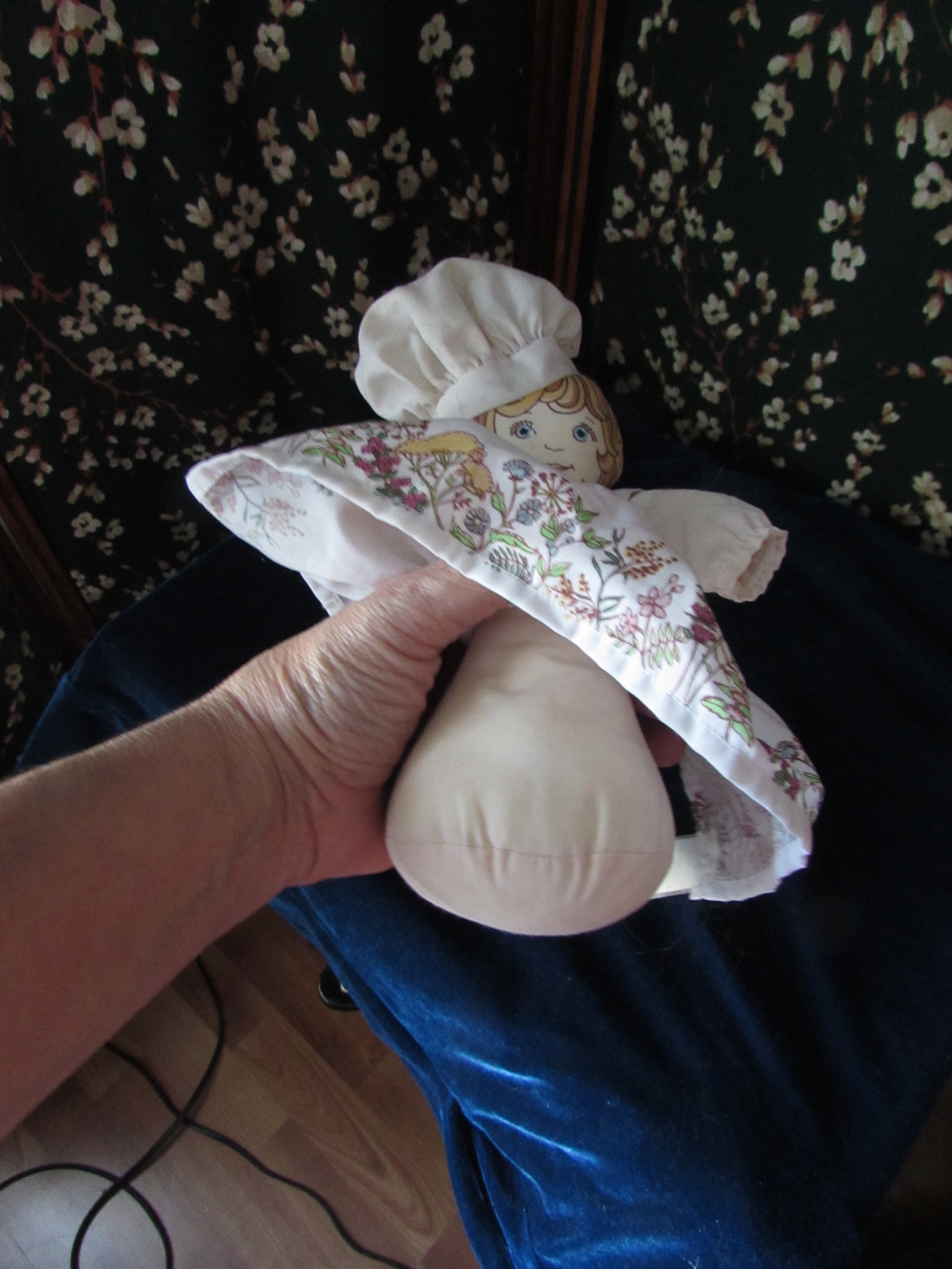 Cloth Doll Girl Chef lovely facial features and dress