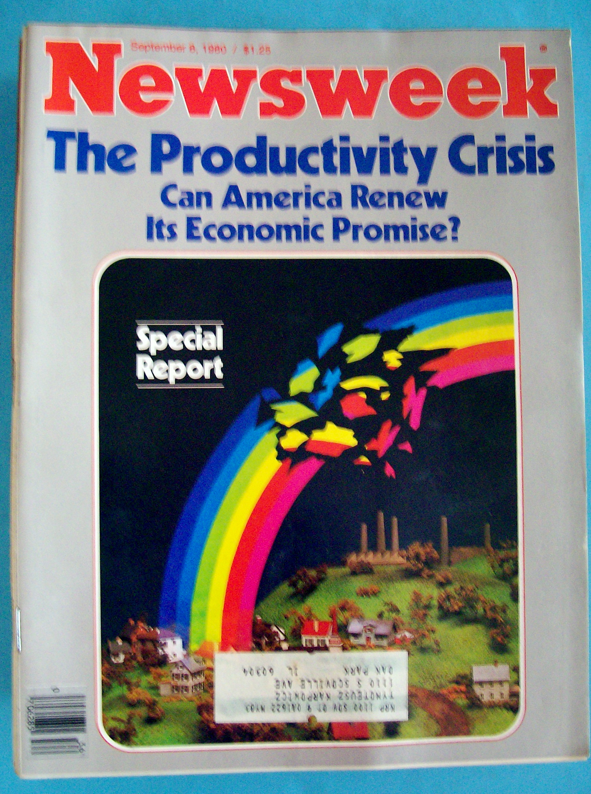 Newsweek Magazine - September 8, 1980 - Productivity