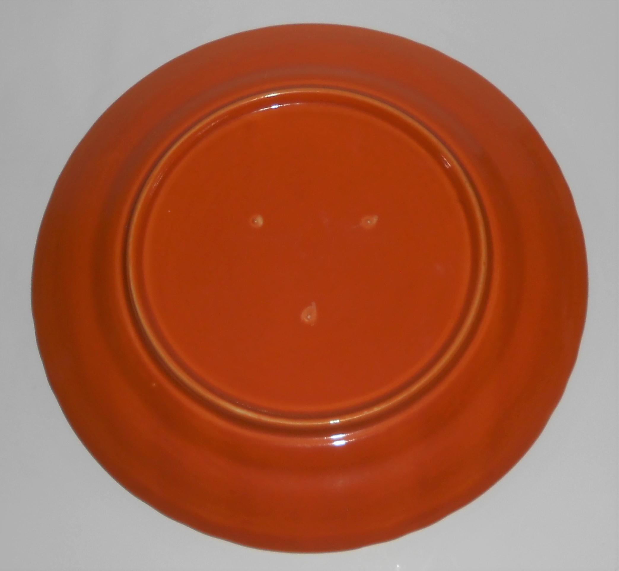 Coors Pottery Golden Rainbow Orange Dinner Plate Rare