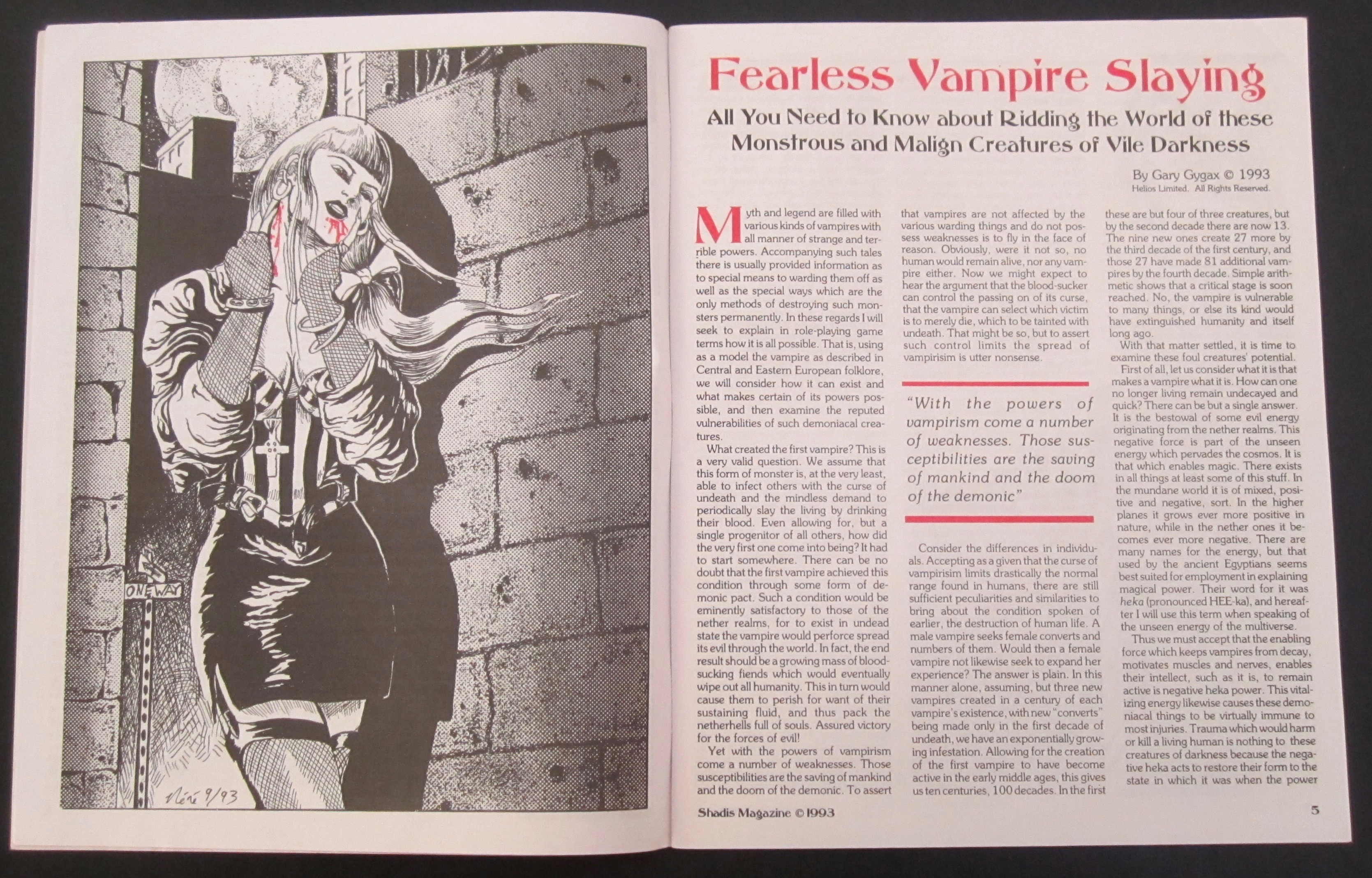 Shadis Games Magazine November/December 1993