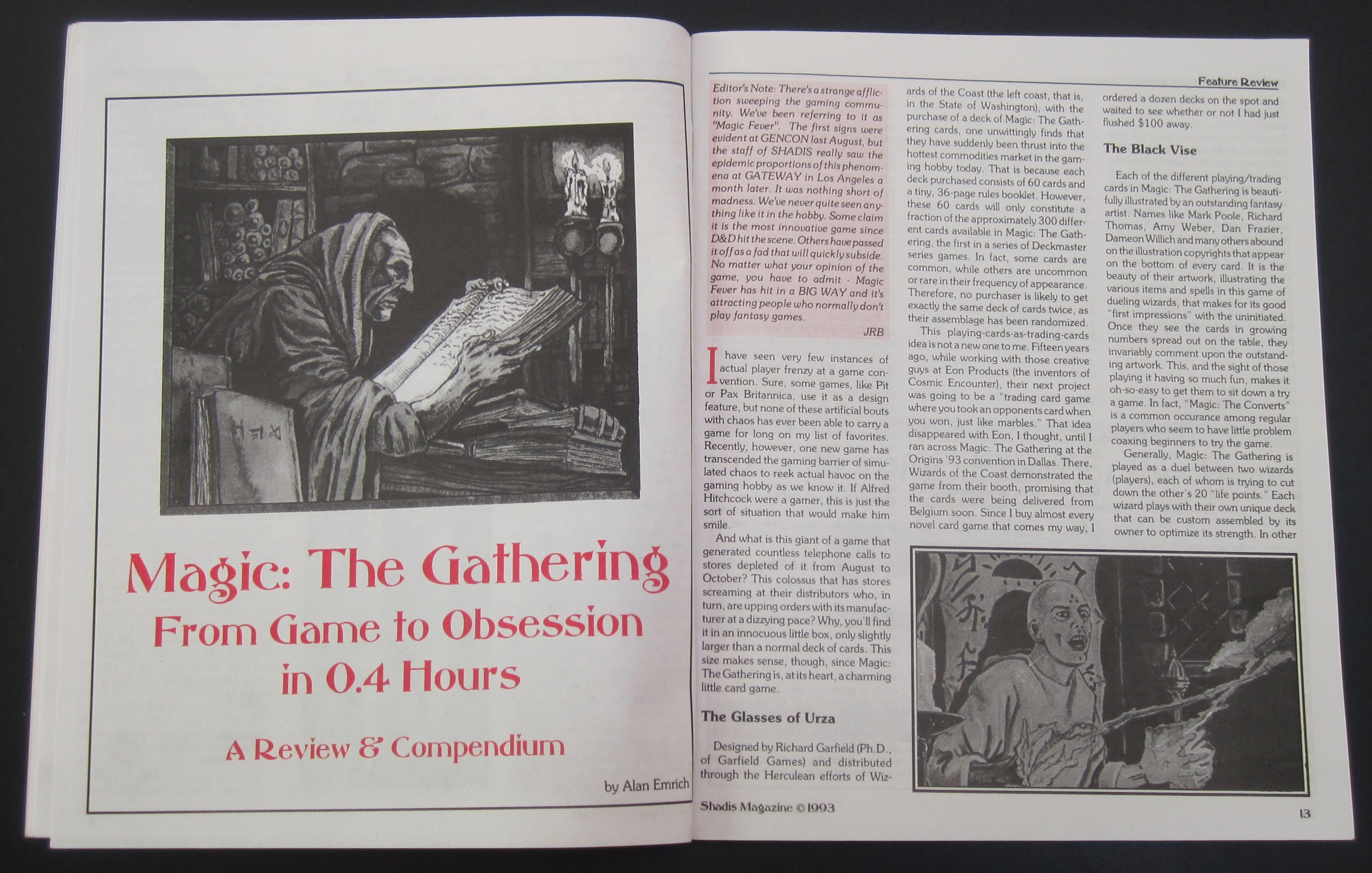 Shadis Games Magazine November/December 1993
