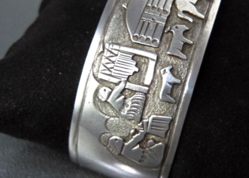 Richard Kee Sterling Silver Storyteller Bracelet