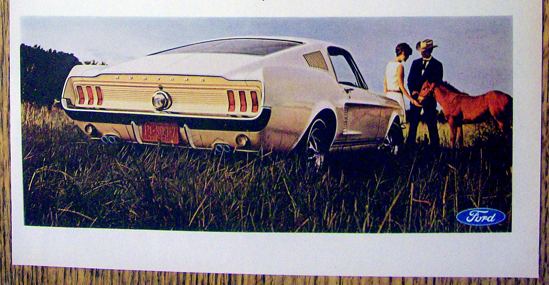 1966 Ford Mustang Ad with Hardtop & Convertible