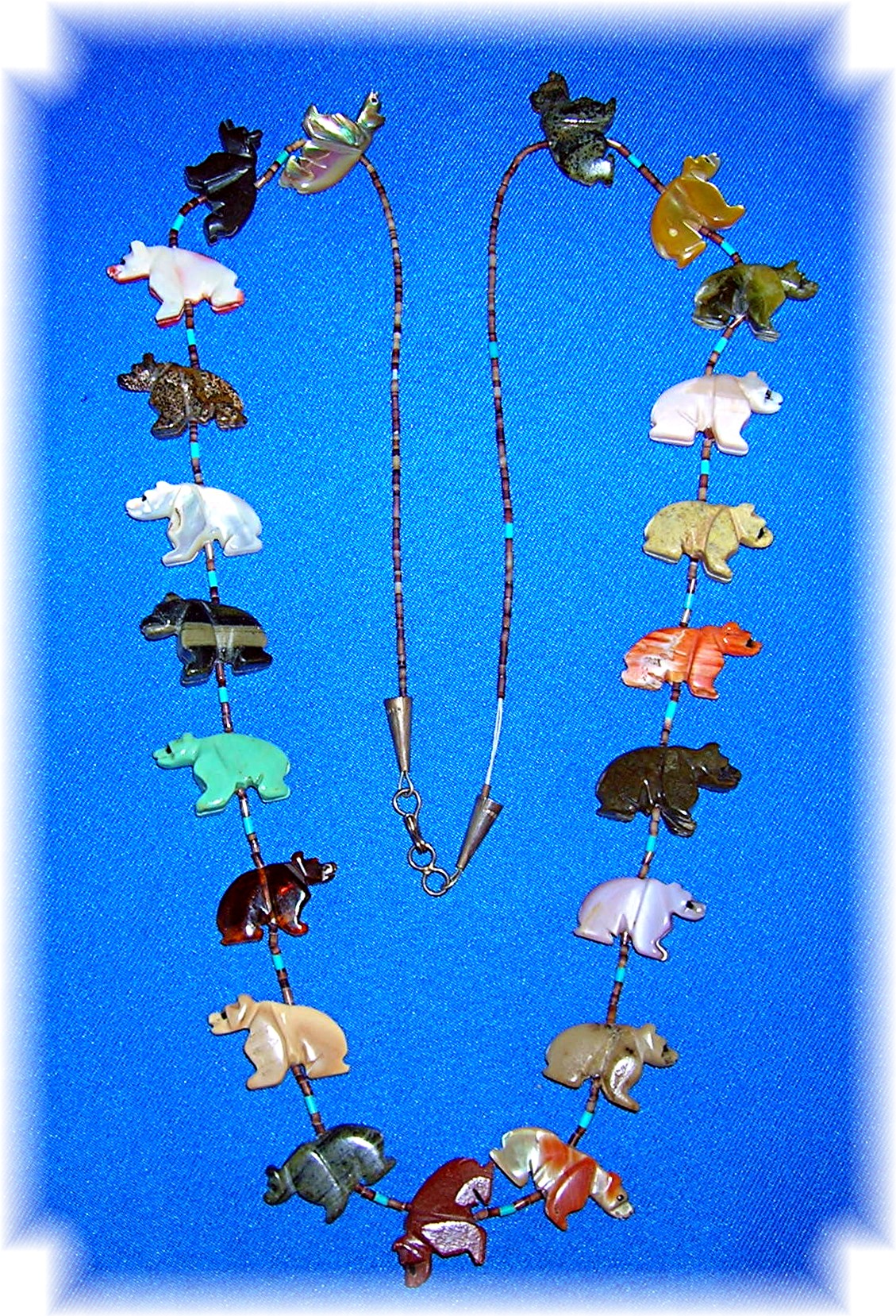 Fetish Coral Spiny Oyster Mother Pearl Heishi Necklace