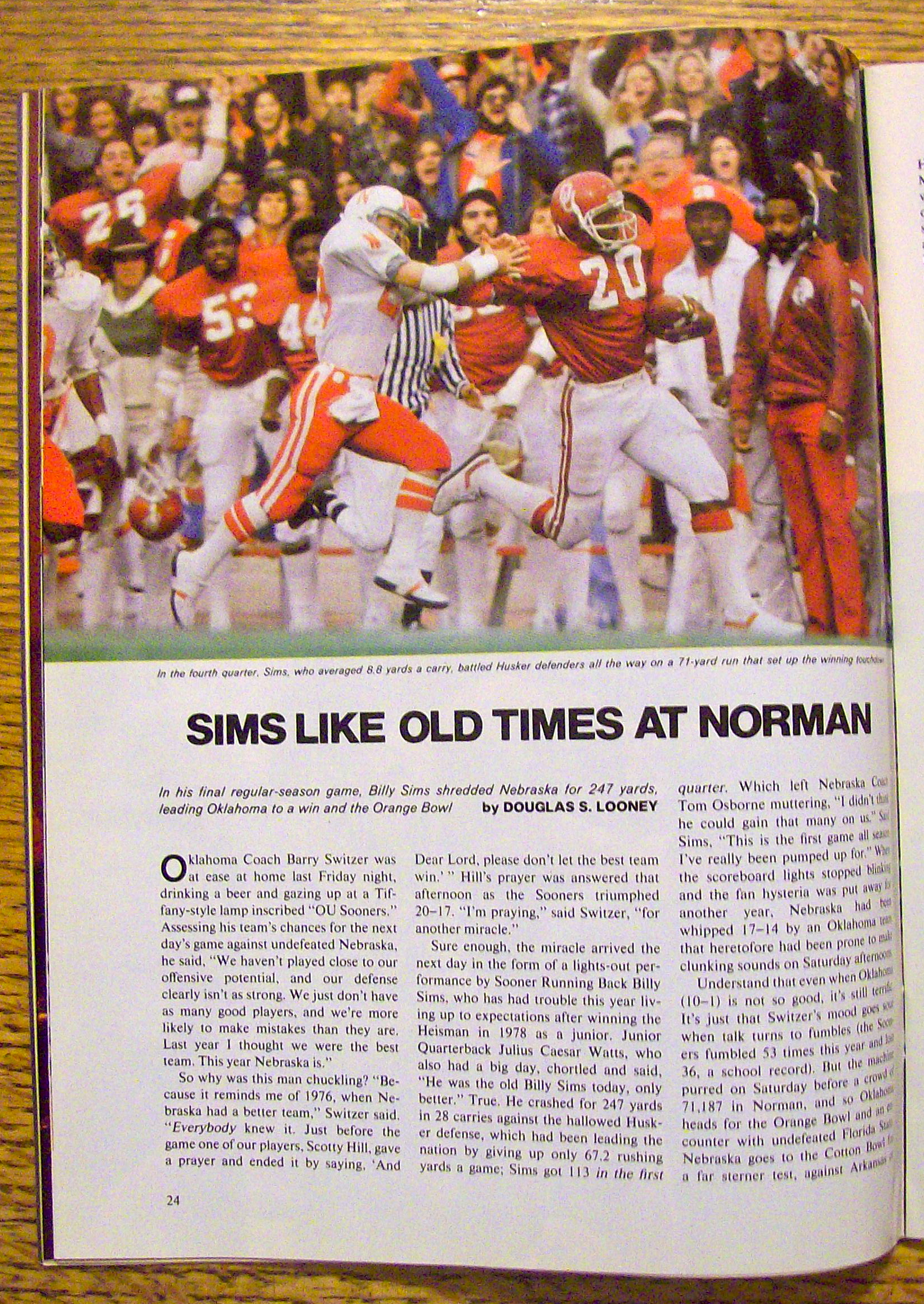 Sports Illustrated Magazine December 3, 1979 Indiana
