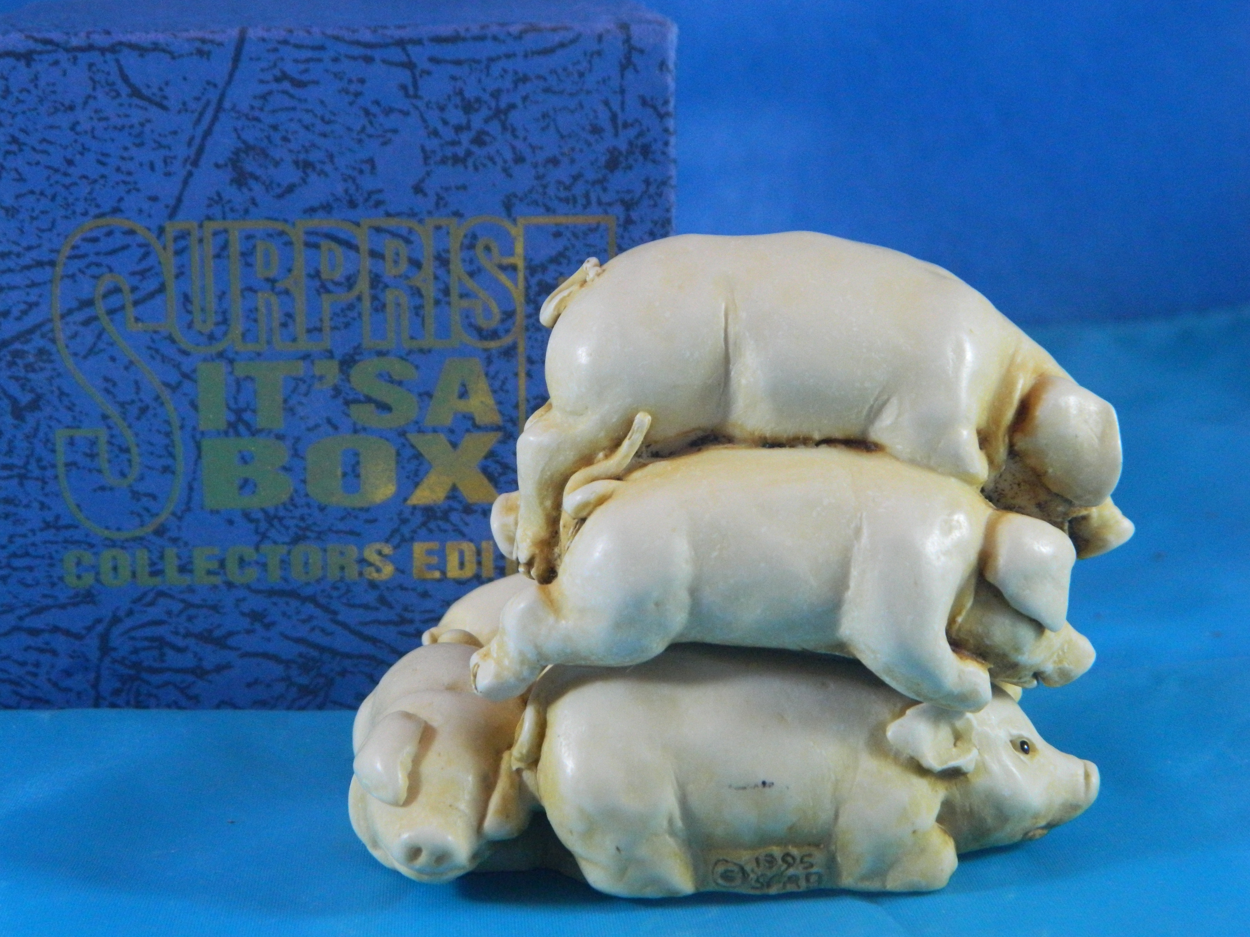 Surprise it's a Box Pig Pile