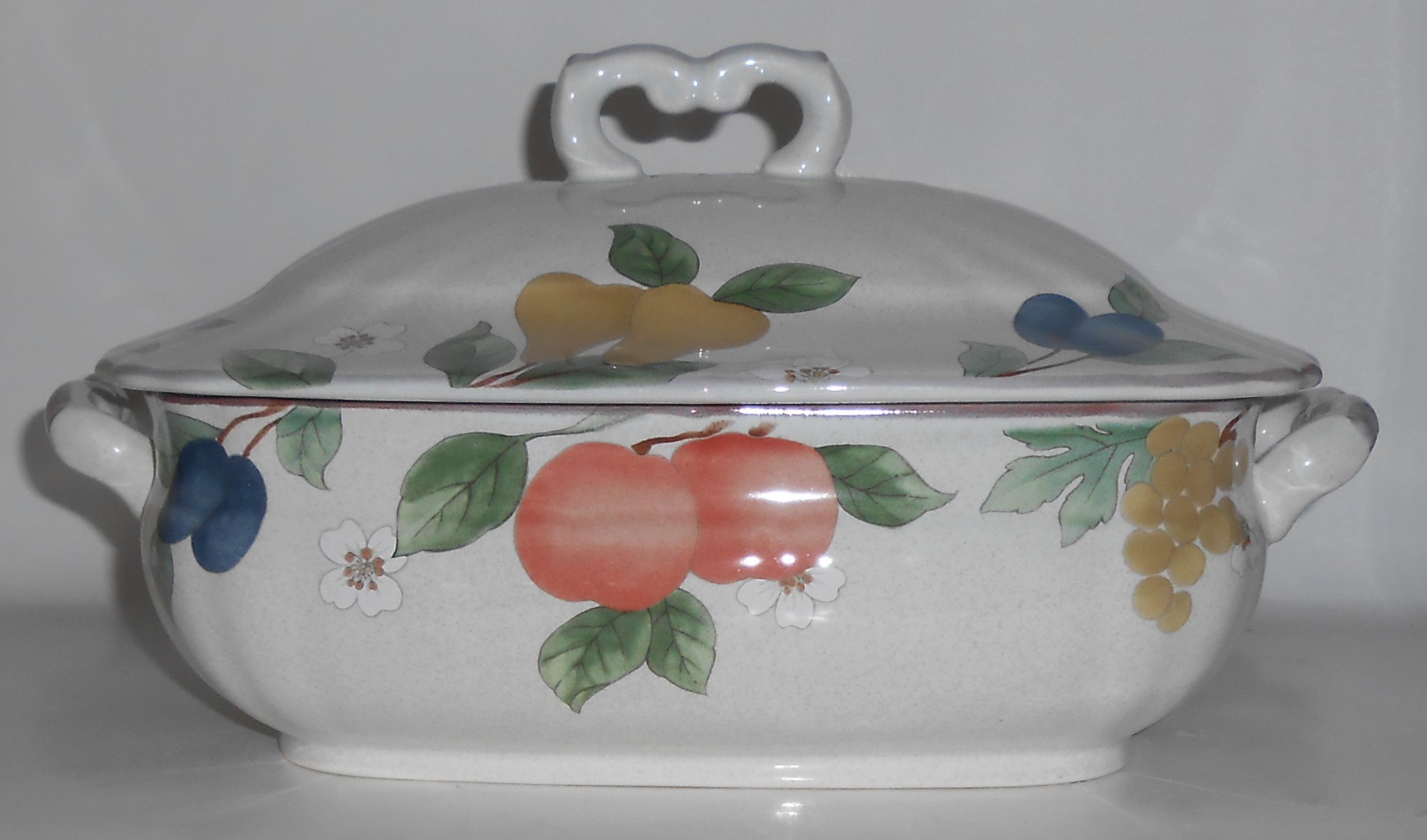 Mikasa China Fruit Panorama Soup Tureen w/Lid