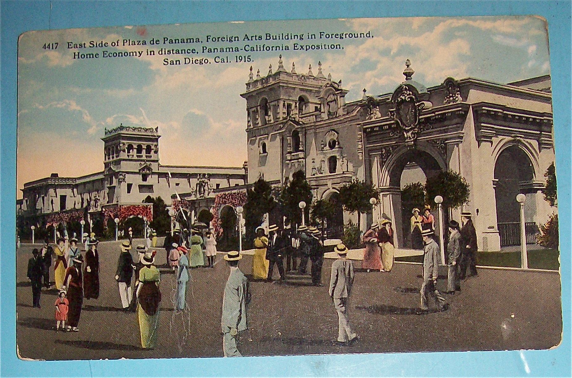 East Side Of Plaza De Panama Postcard