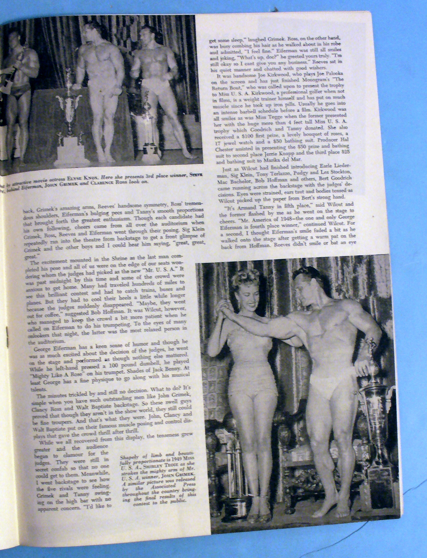 Strength & Health Magazine May 1949  John Grimek