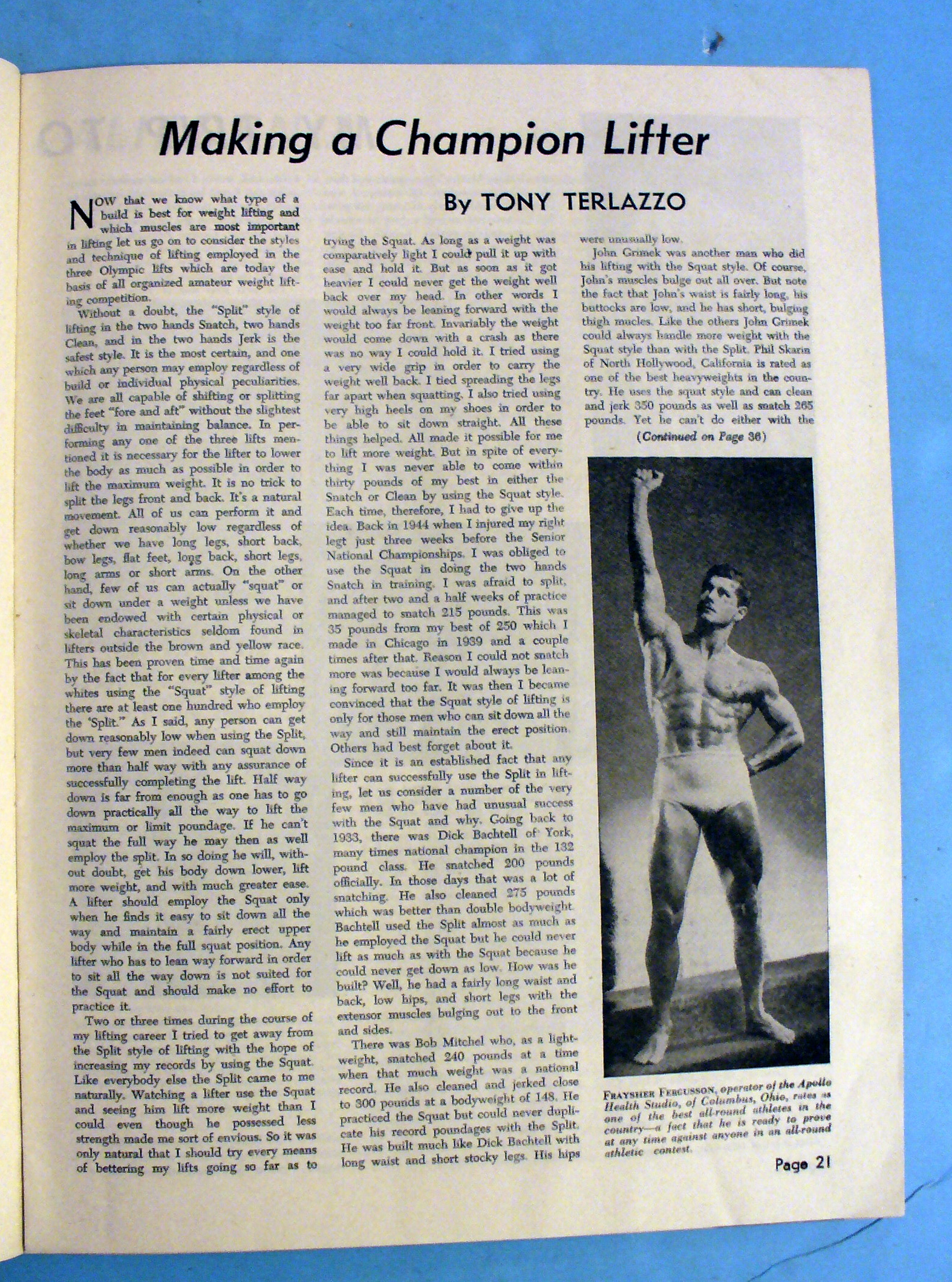 Strength & Health Magazine May 1949  John Grimek