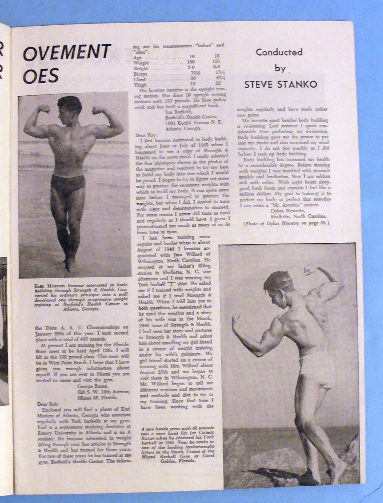 Strength & Health Magazine May 1949  John Grimek